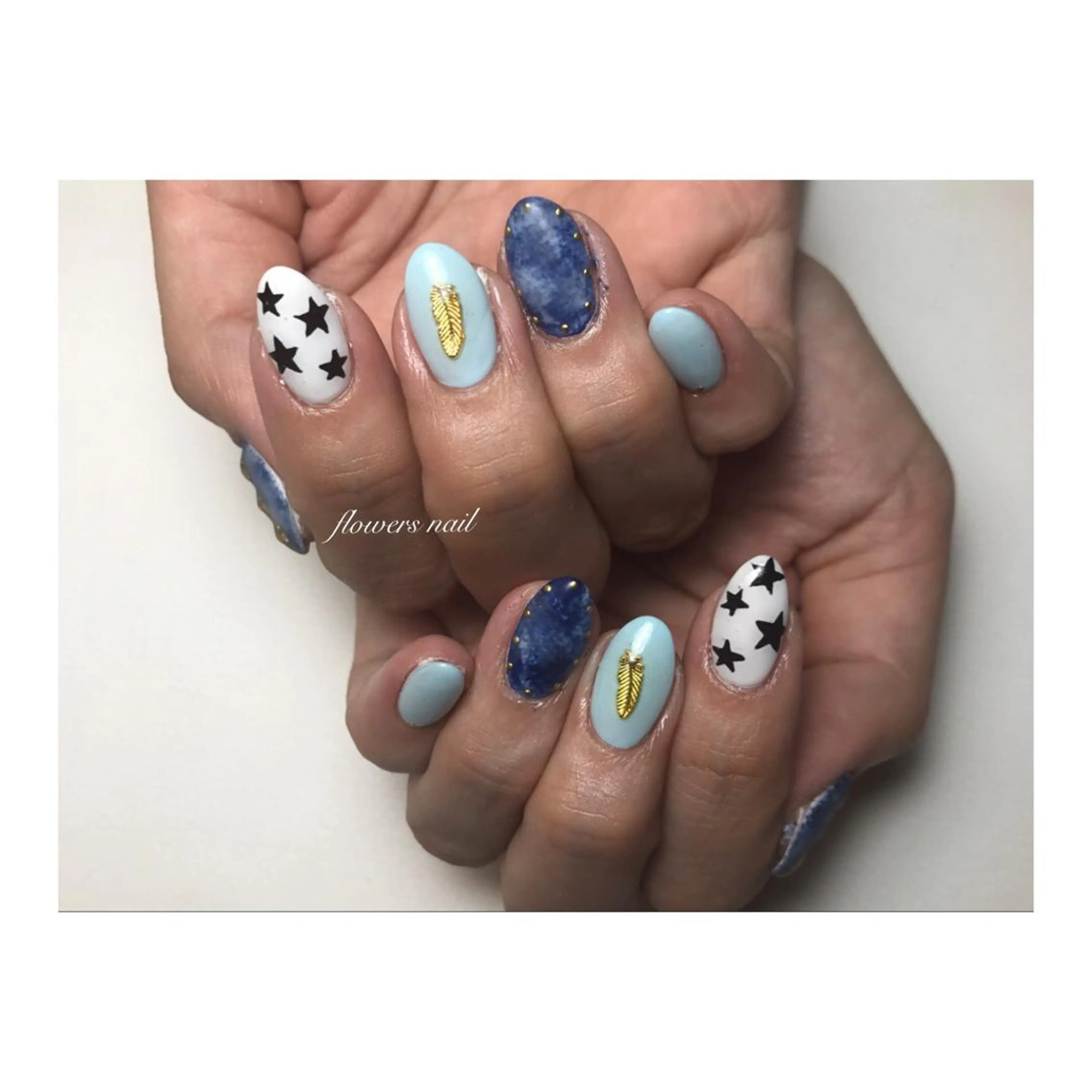 ネイル カジュアル マットネイル flowers nailのネイルデザイン