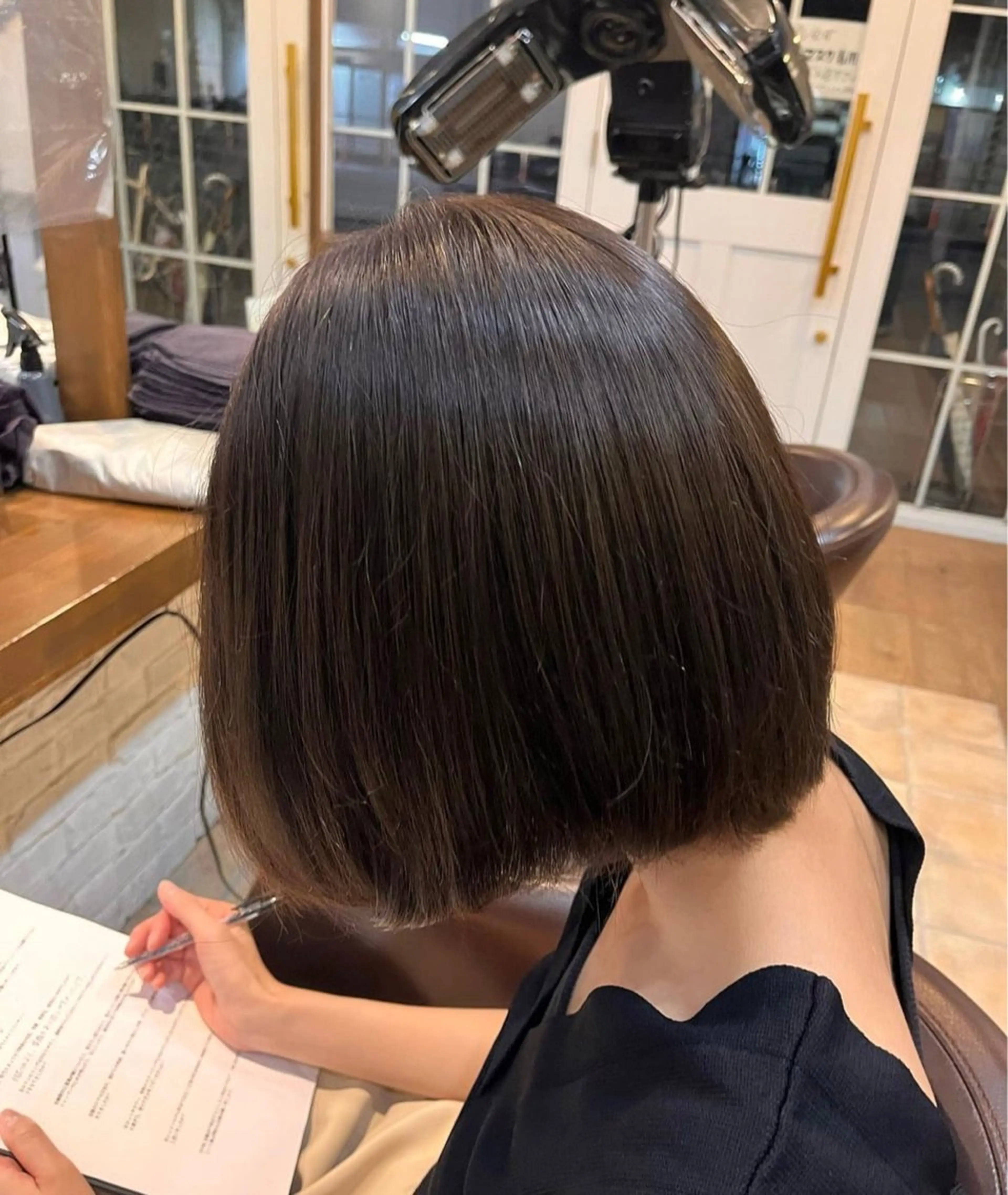 ショート カラー アッシュ エドルカラー Cecil hair JR尼崎店所属・JR尼崎店 村田 優真のヘアスタイル