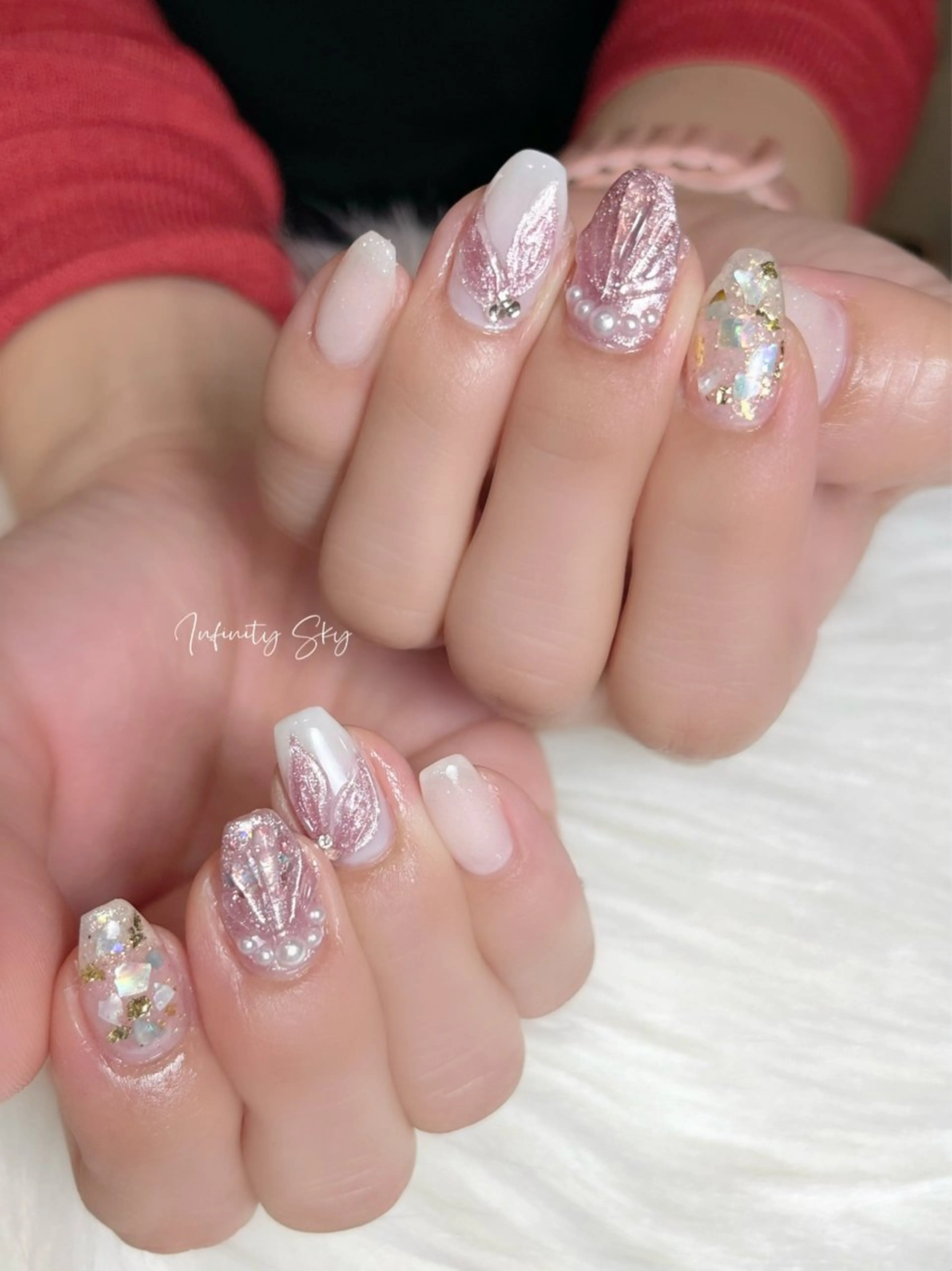 ネイル 夏ネイル infinity skyのネイルデザイン