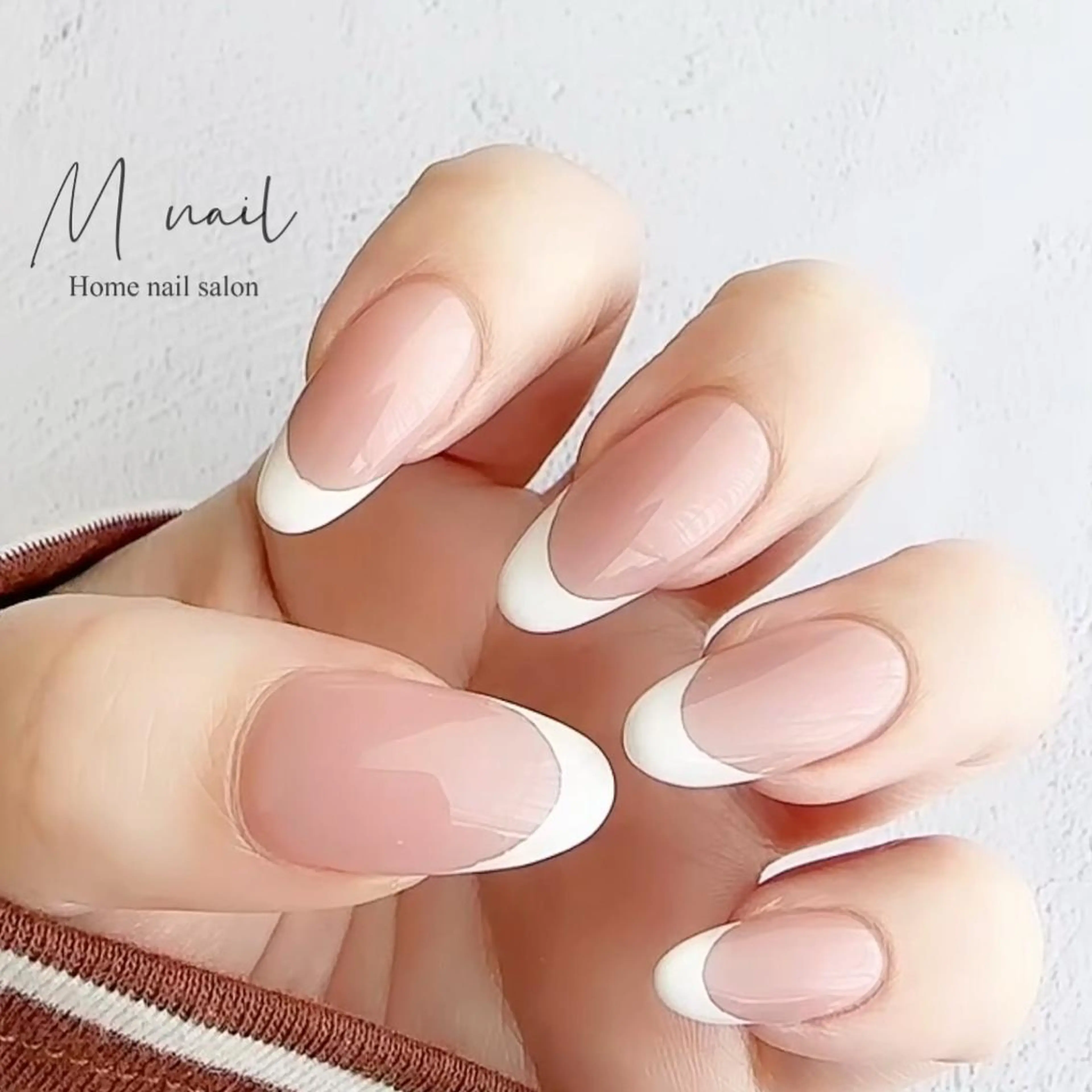 ネイル フレンチネイル ハンドネイル Home salon M nailのネイルデザイン