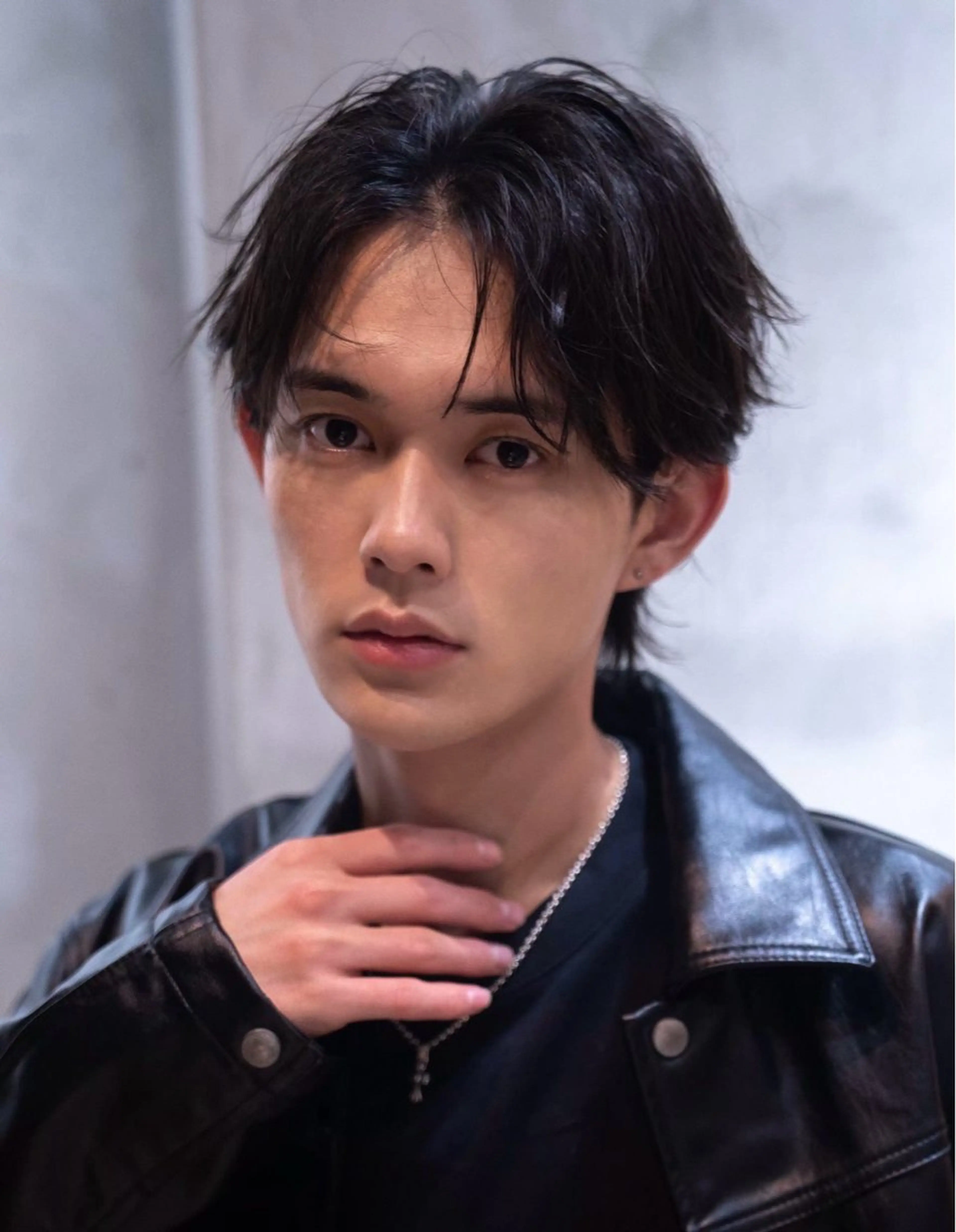 ショート メンズ センターパート 学生（メンズ向け） 学生 韓国ヘア顔周りカット そーた/渋谷駅のヘアスタイル