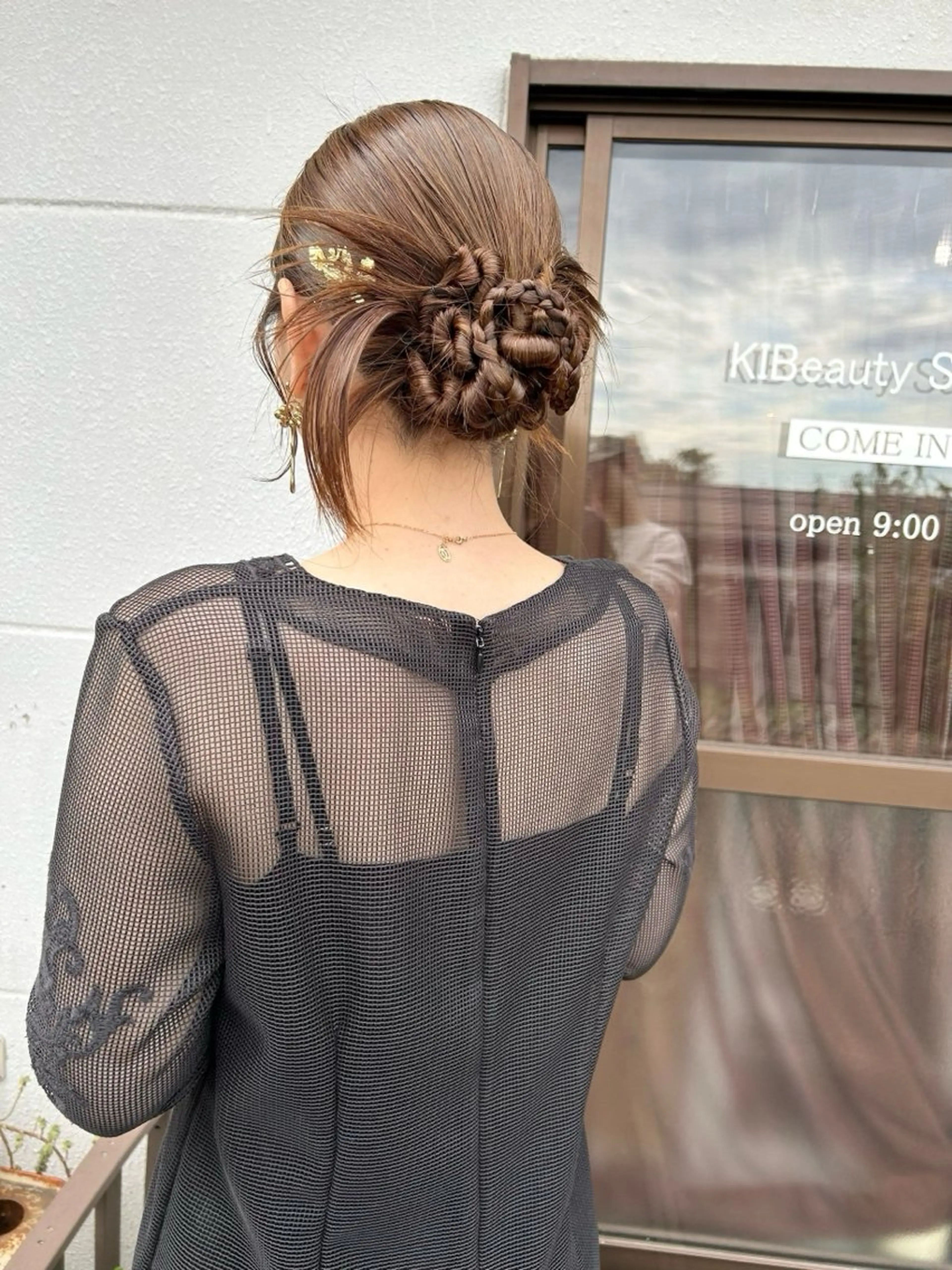 ロング ヘアアレンジ ヘアセット ナカジマ ナナのヘアスタイル