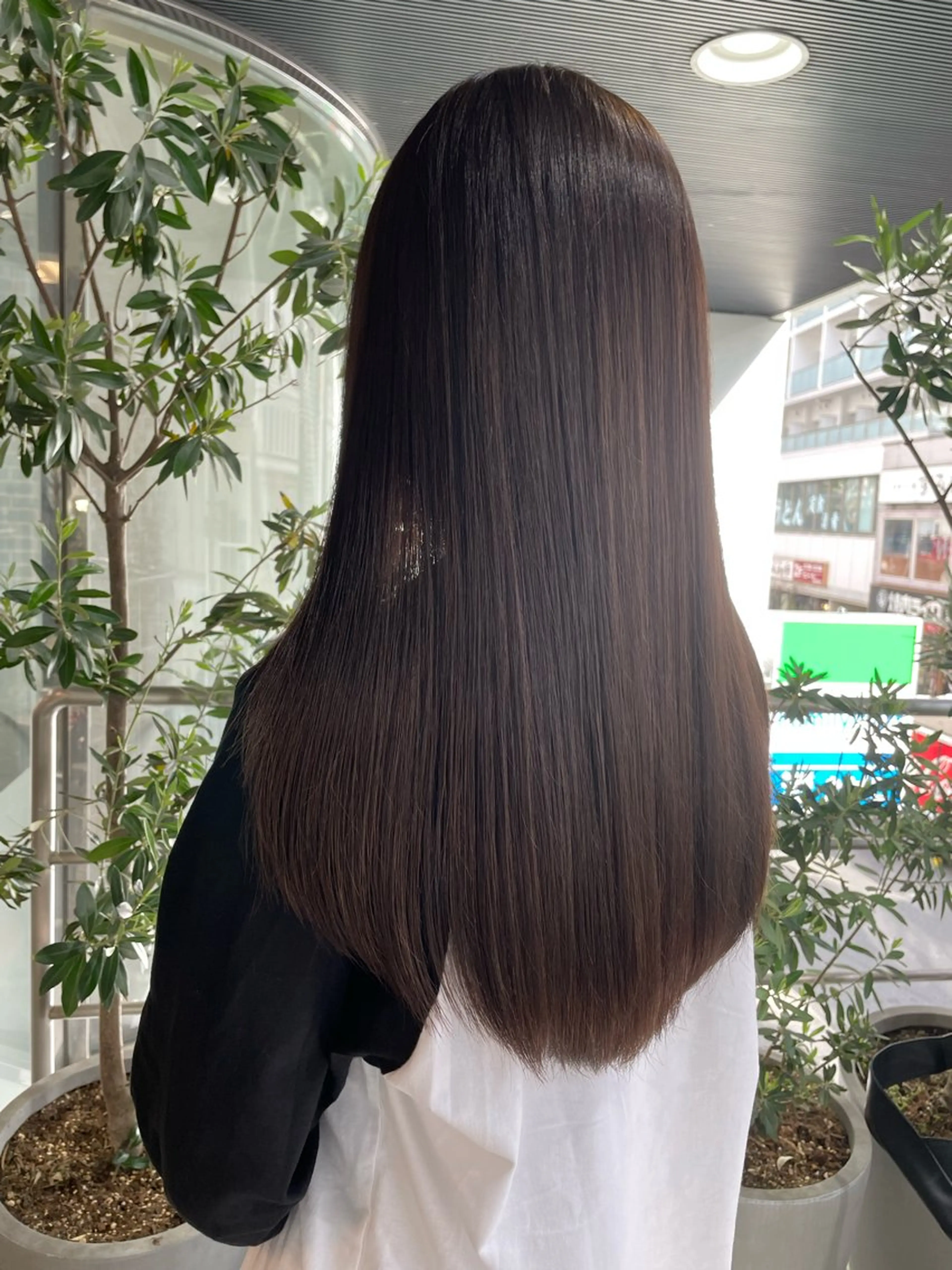 カラー ヘアカラー ‪るか/‪透明感 カラー/アレンジのヘアスタイル