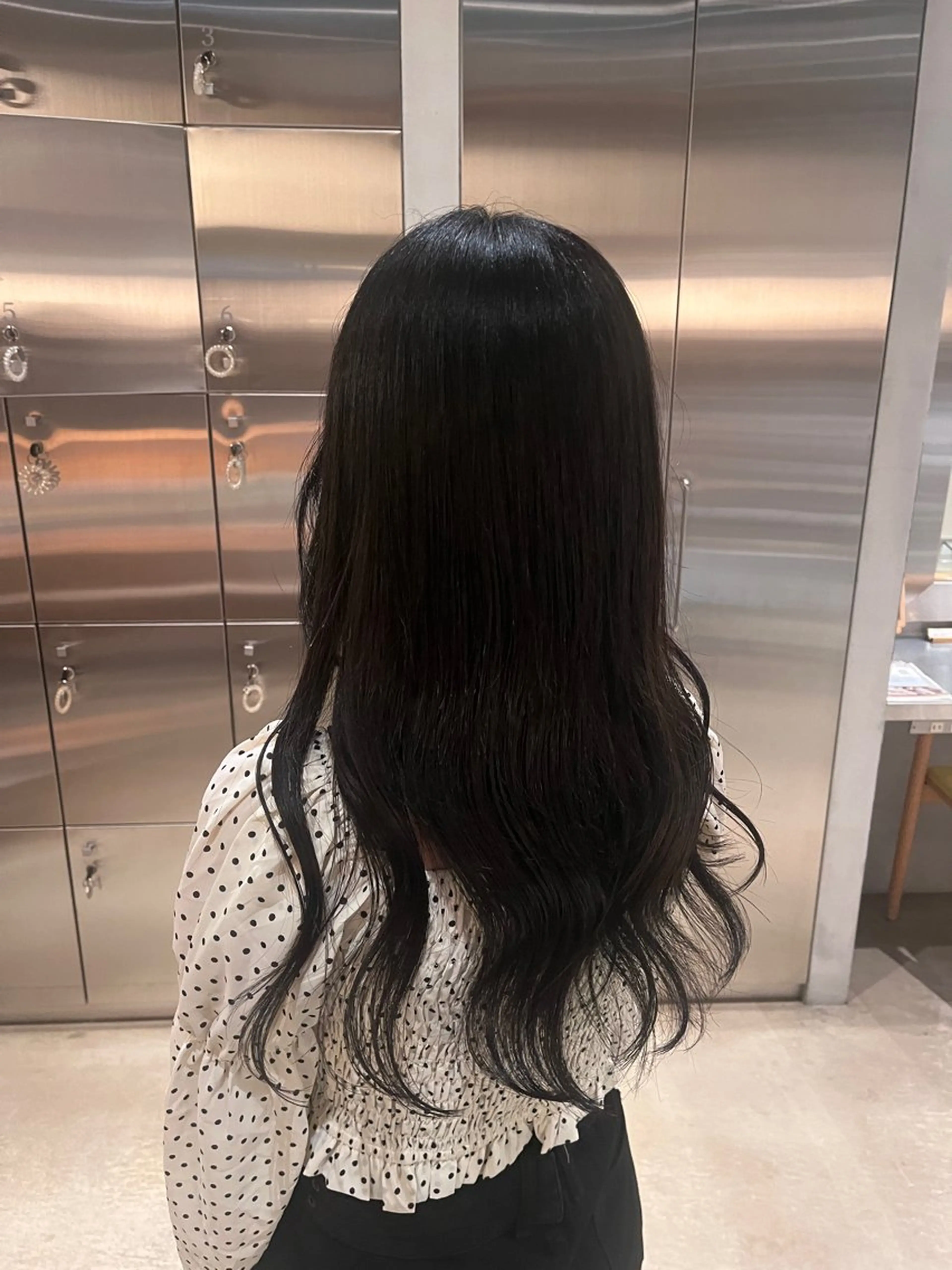ロング カラー 透明感カラー 田中 美月のヘアスタイル