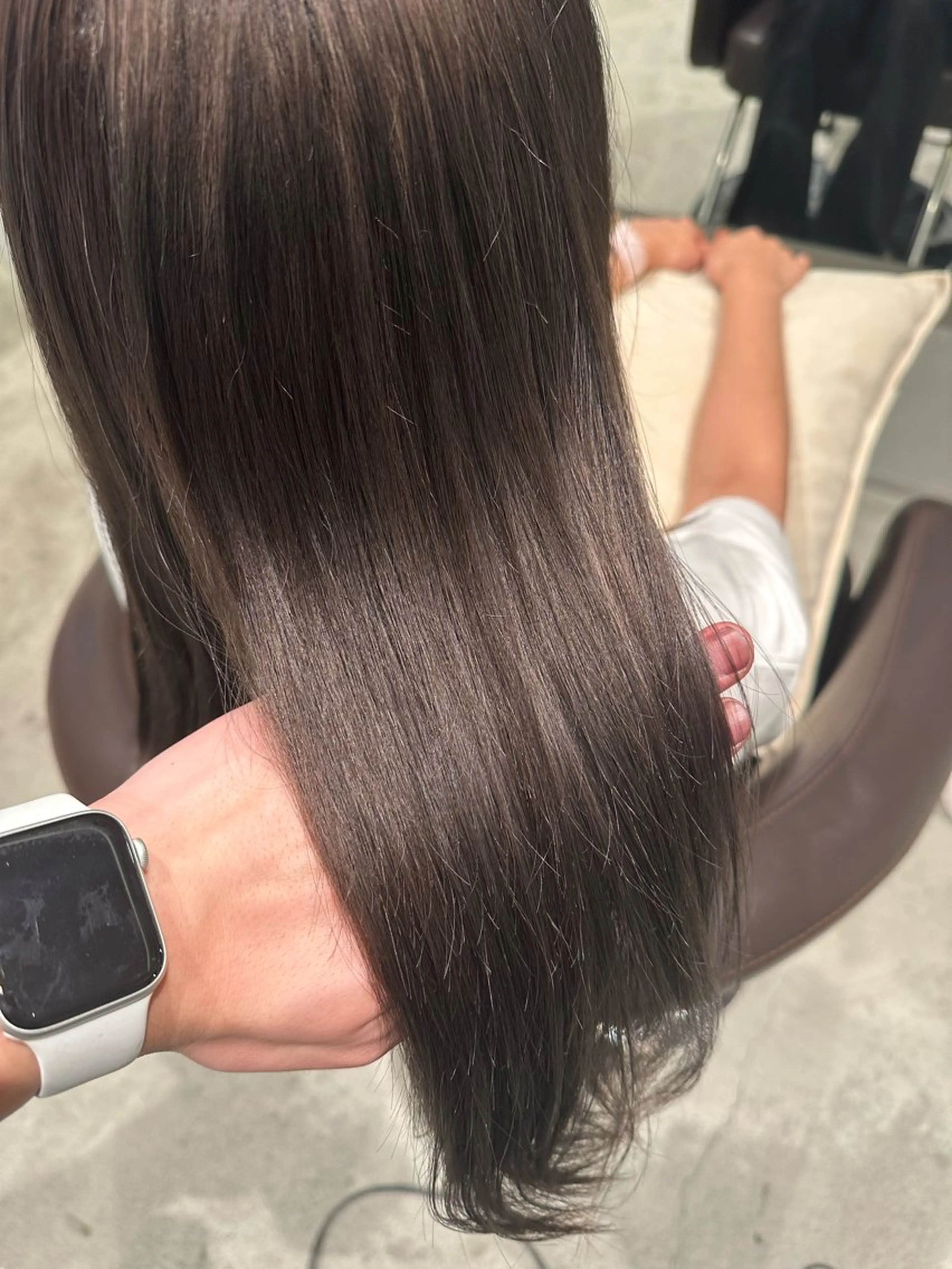 ミディアム カラー 縮毛矯正 中林優太🪸 暖色特化🪸のヘアスタイル