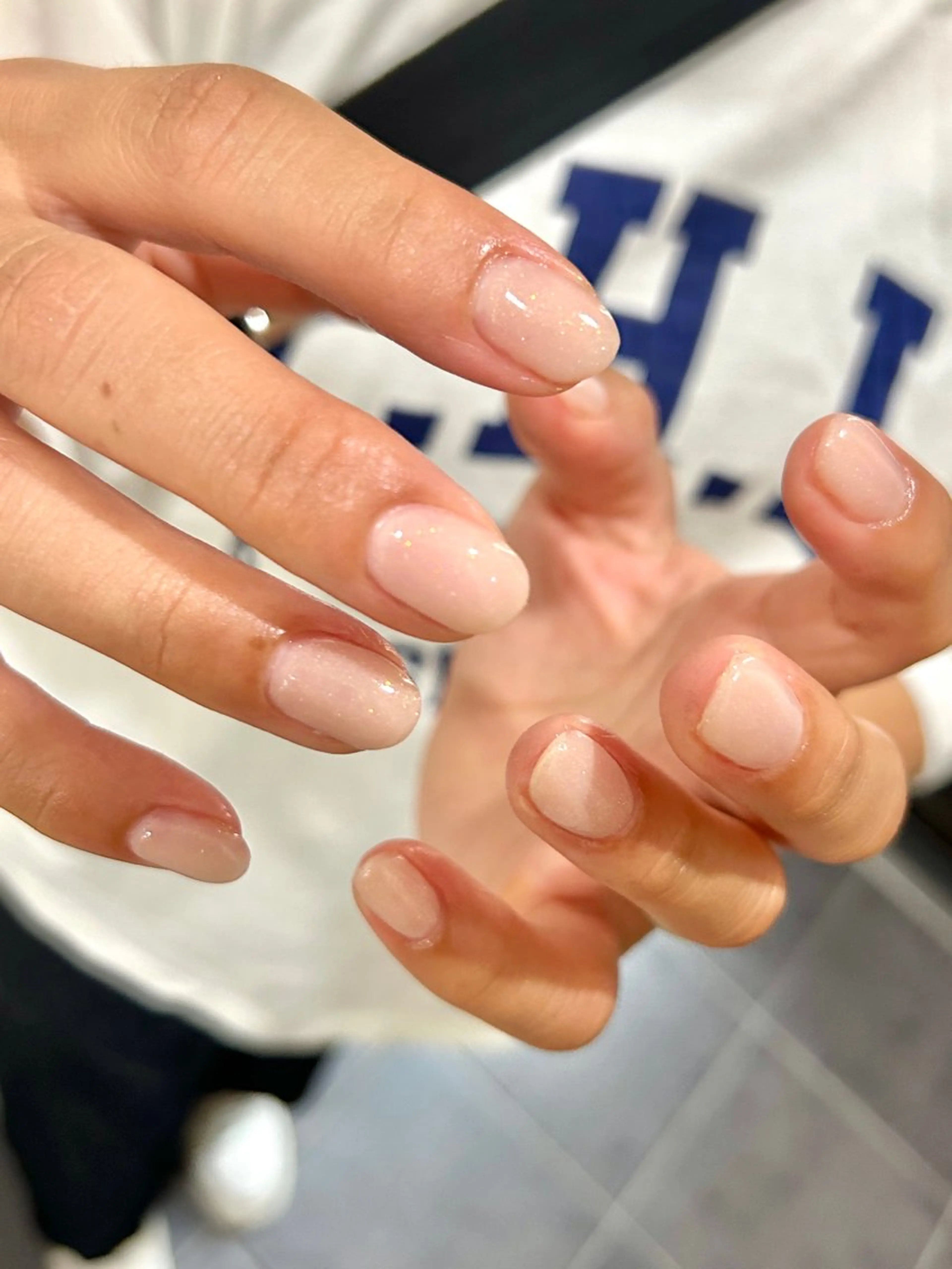 ネイル キラキラネイル ワンカラーネイル ハンドネイル hali’a nailのネイルデザイン