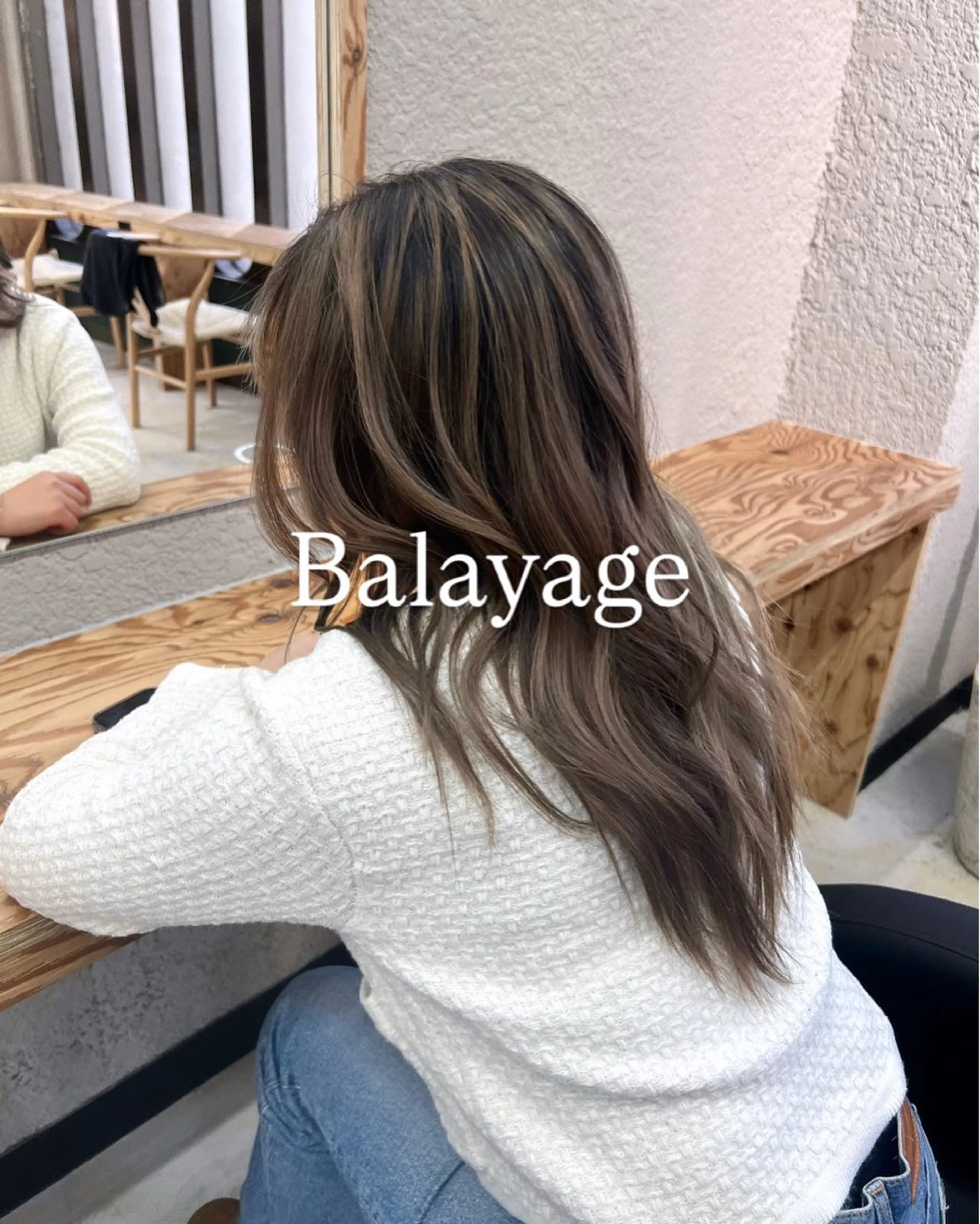 セミロング カラー カット ヘアカラー 💖難波レイヤー カット💖ツバサのヘアスタイル