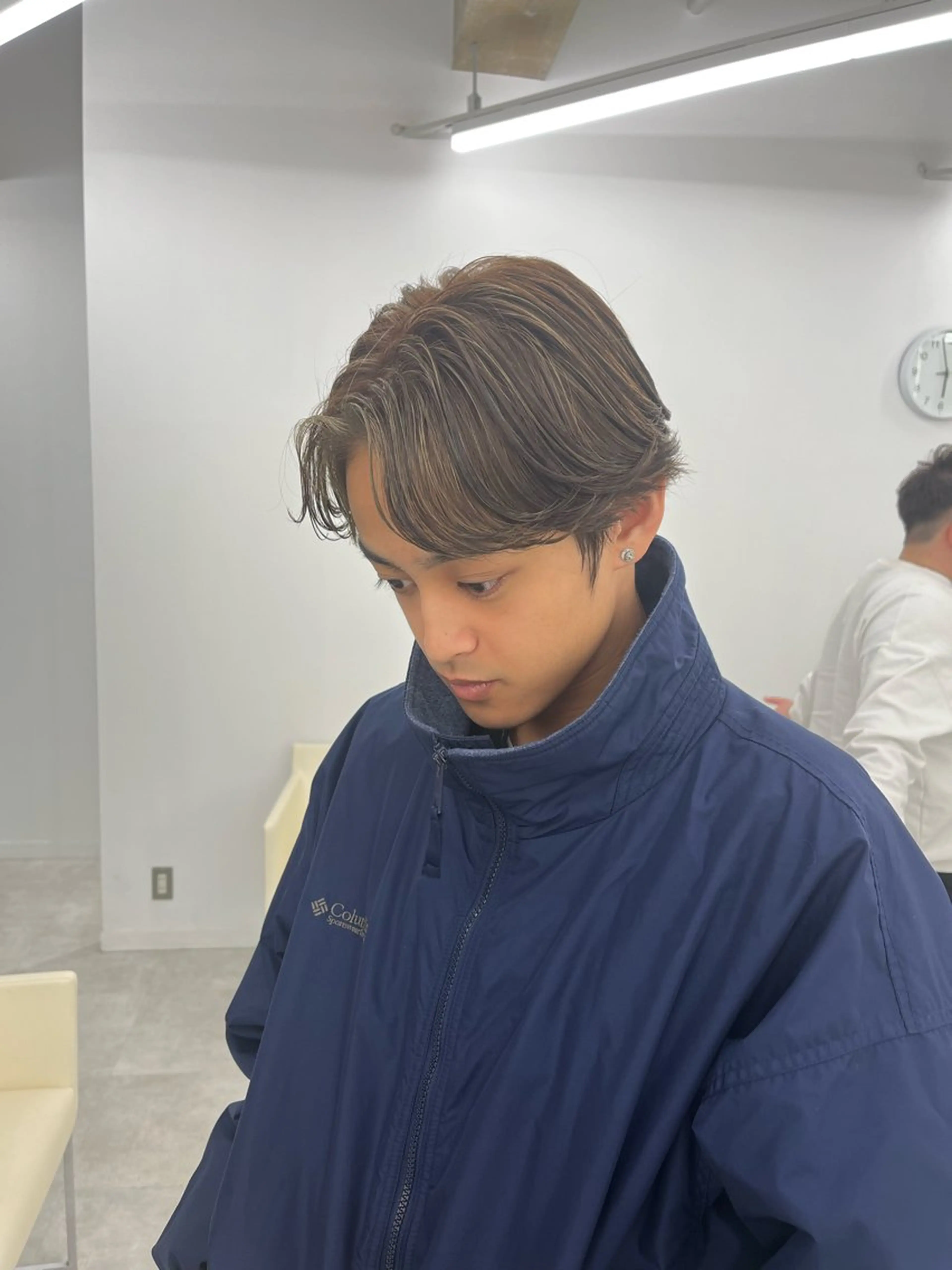 ショート カラー パーマ メンズ ヘアカラー 森龍馬 メンズ専門美容師のヘアスタイル