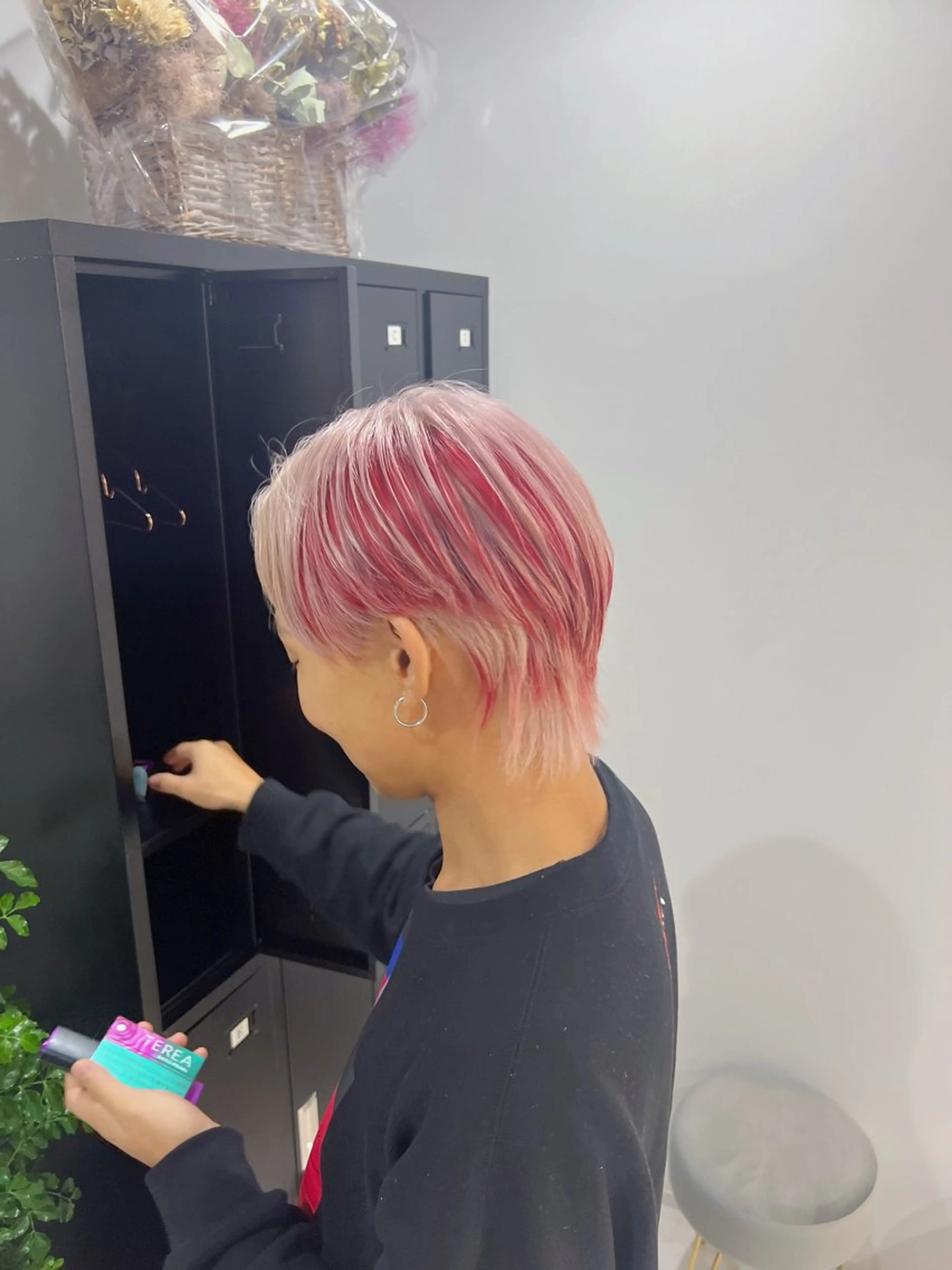 メンズ メンズウルフカット ウルフカット 此川 紗良のヘアスタイル