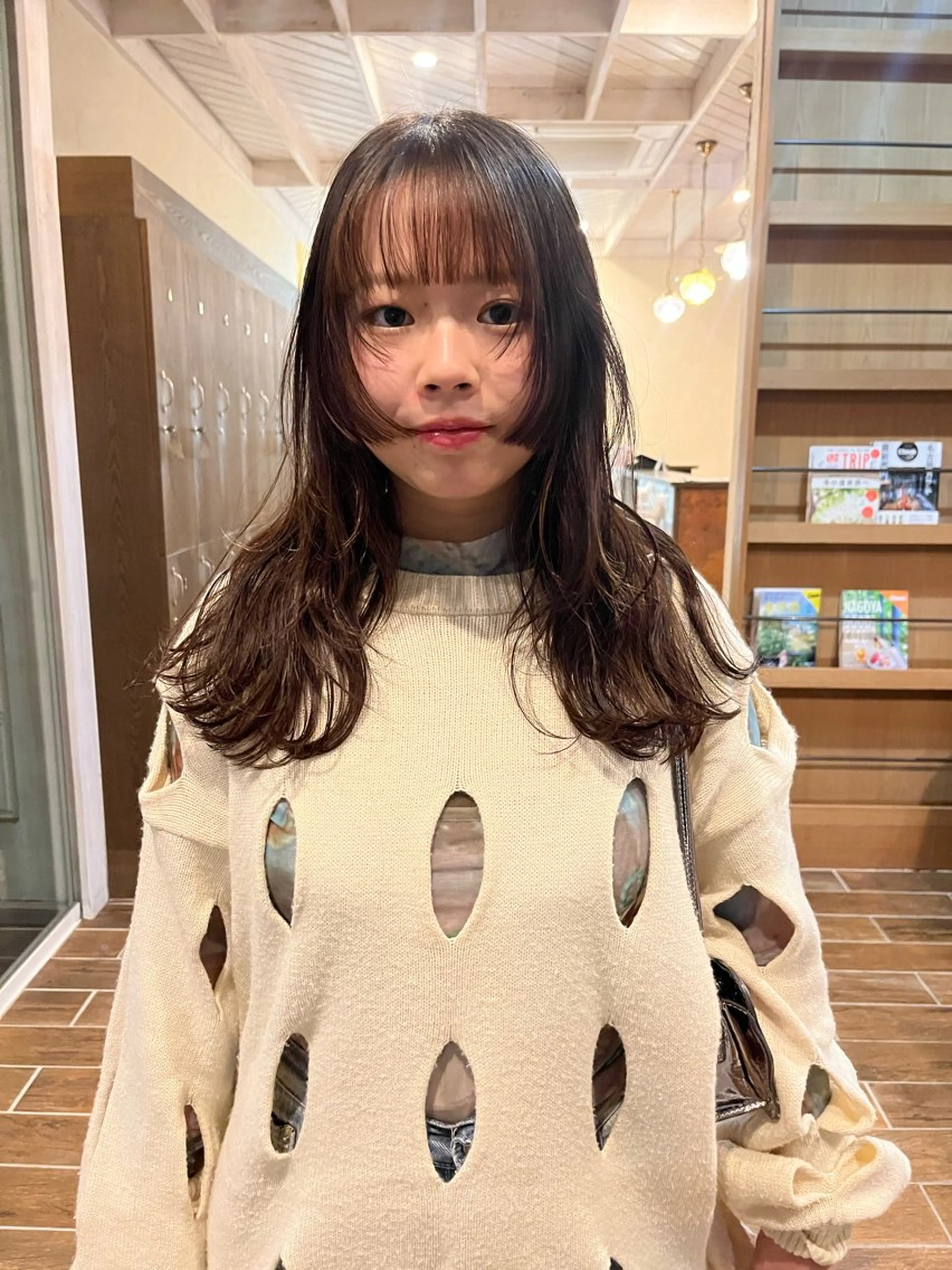 ロング 姫カット 松野 心音のヘアスタイル