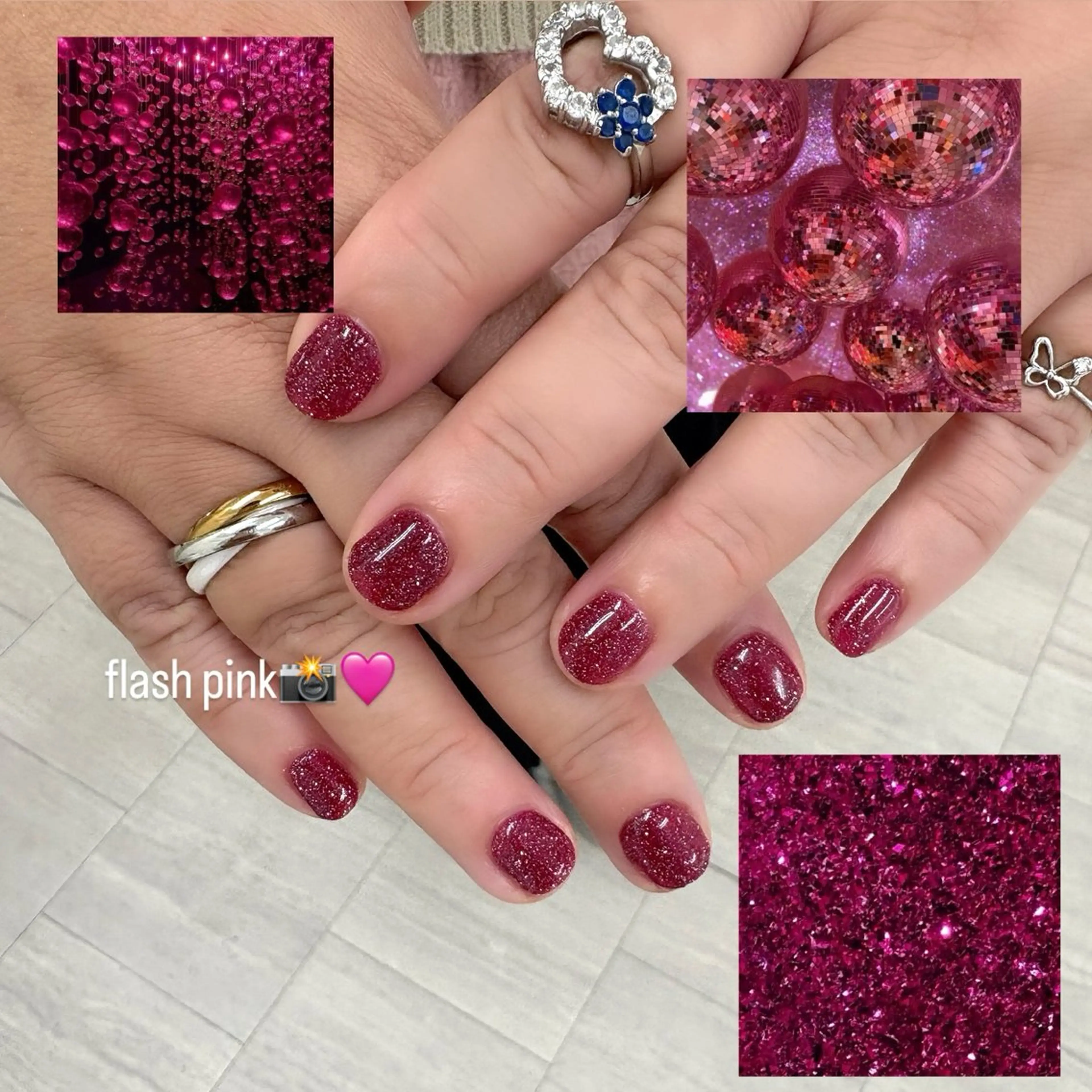 Hand　ネイルモデル　フラッシュ "オフ無し"の写真