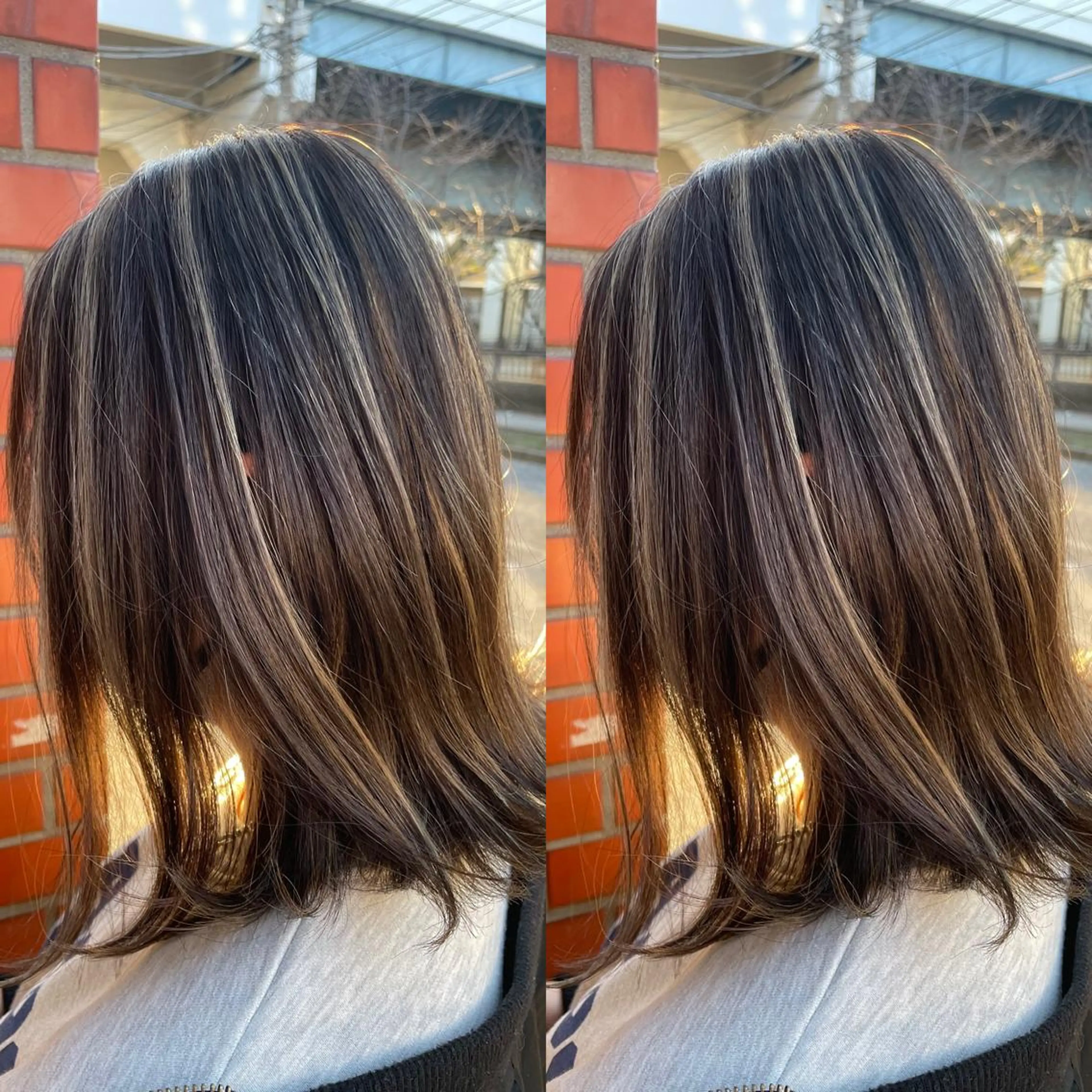 ミディアム カラー ハイライトカラー ハイライト 👑派手髪/カット 👑ANRYのヘアスタイル