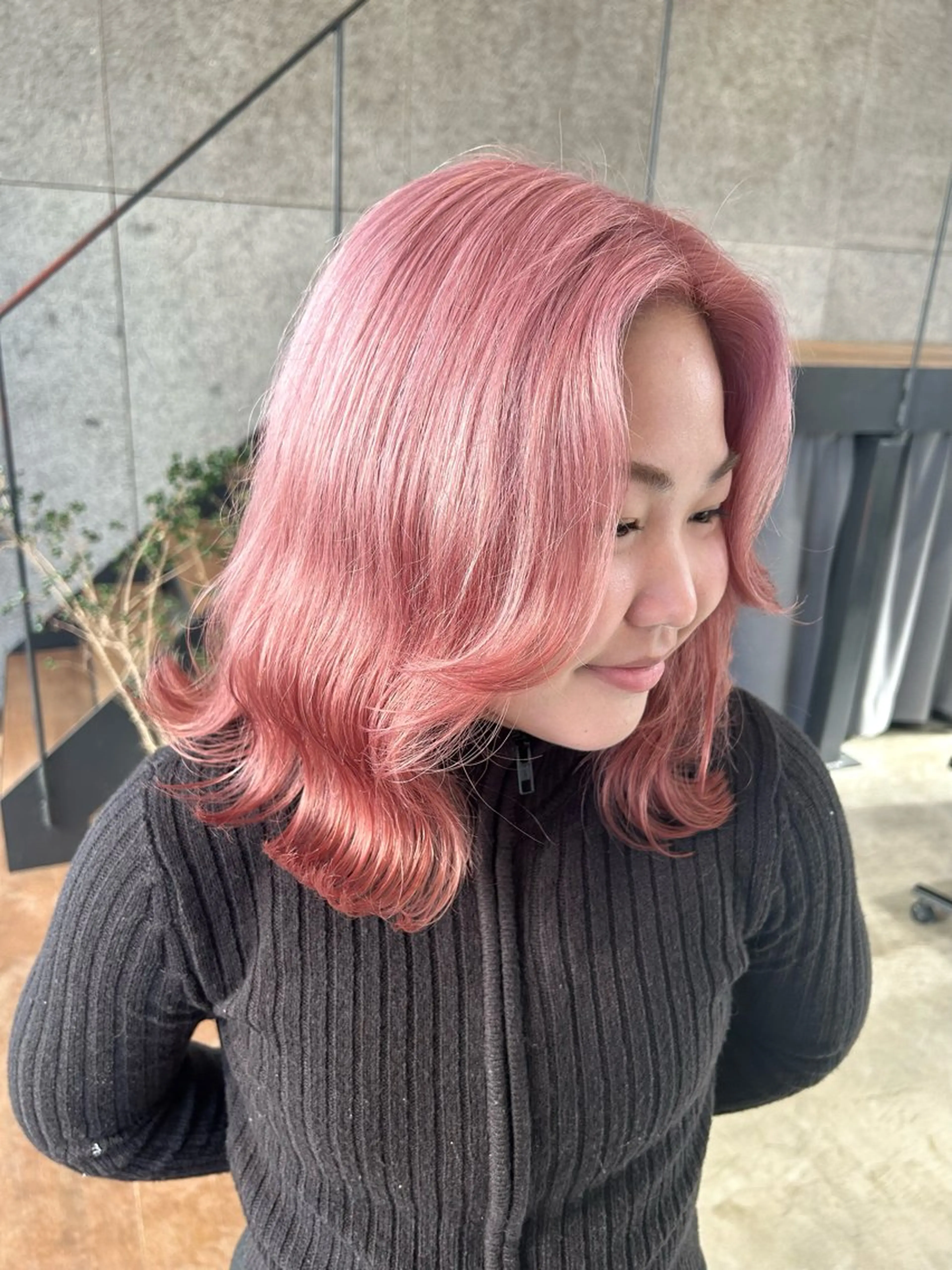 ミディアム カラー 光透け髪🫧 moekaのヘアスタイル