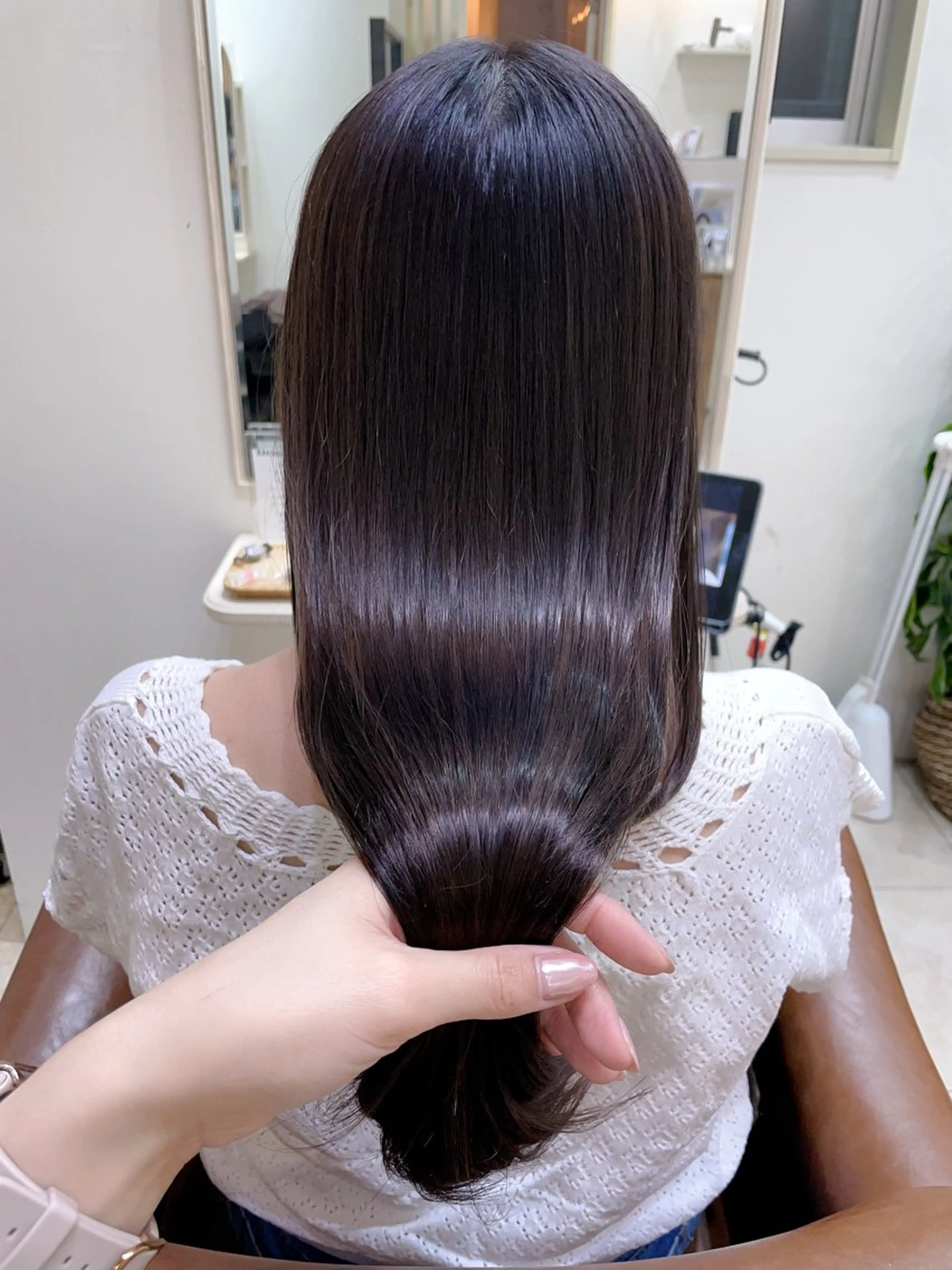 ロング カラー カット ヘアカラー トリートメント 村山 茉衣のヘアスタイル