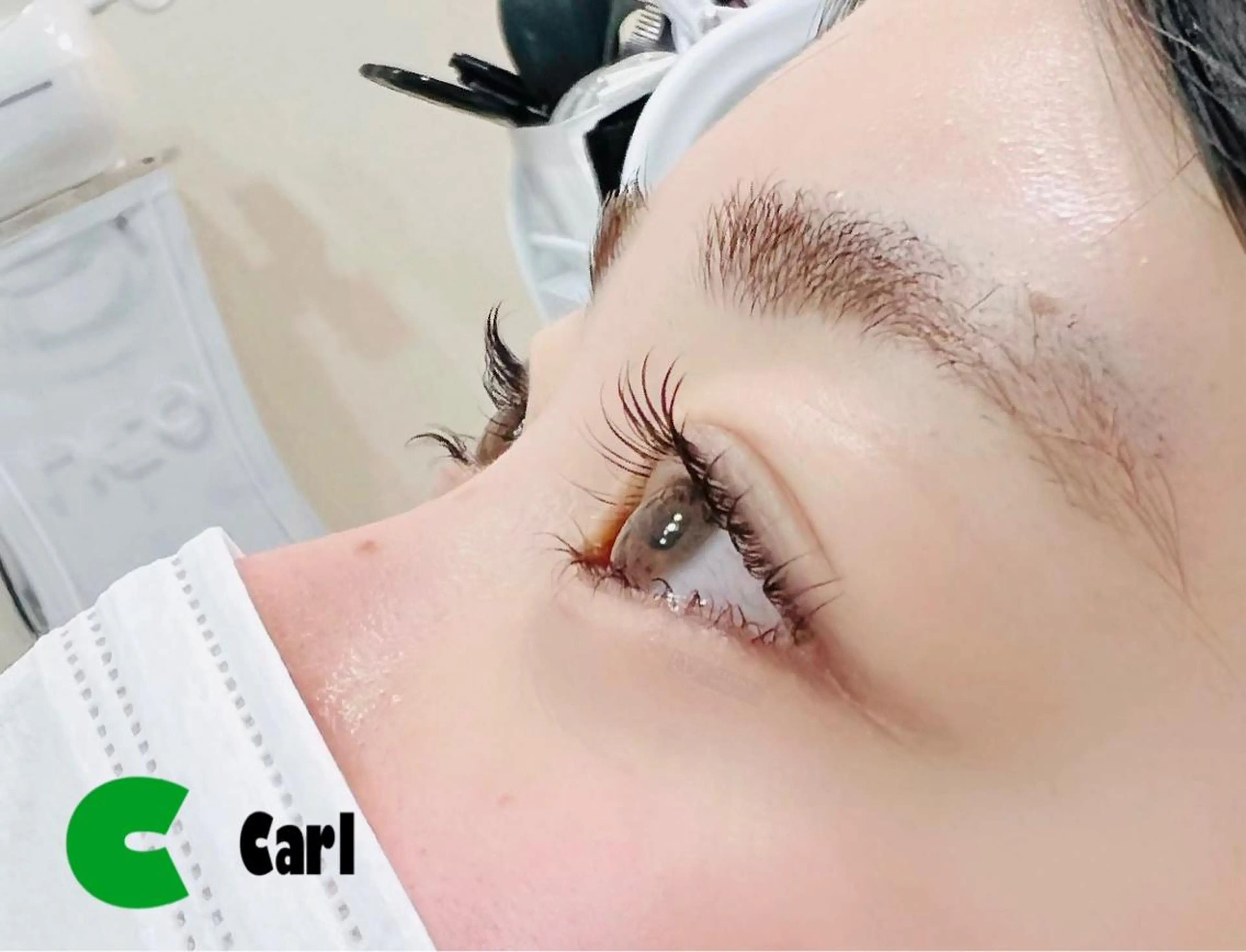 マツエク・マツパ ケラチンラッシュリフト バインドロック Cカール キュート フラットラッシュ マツパ eyelash presh yukaのマツエク・マツパデザイン