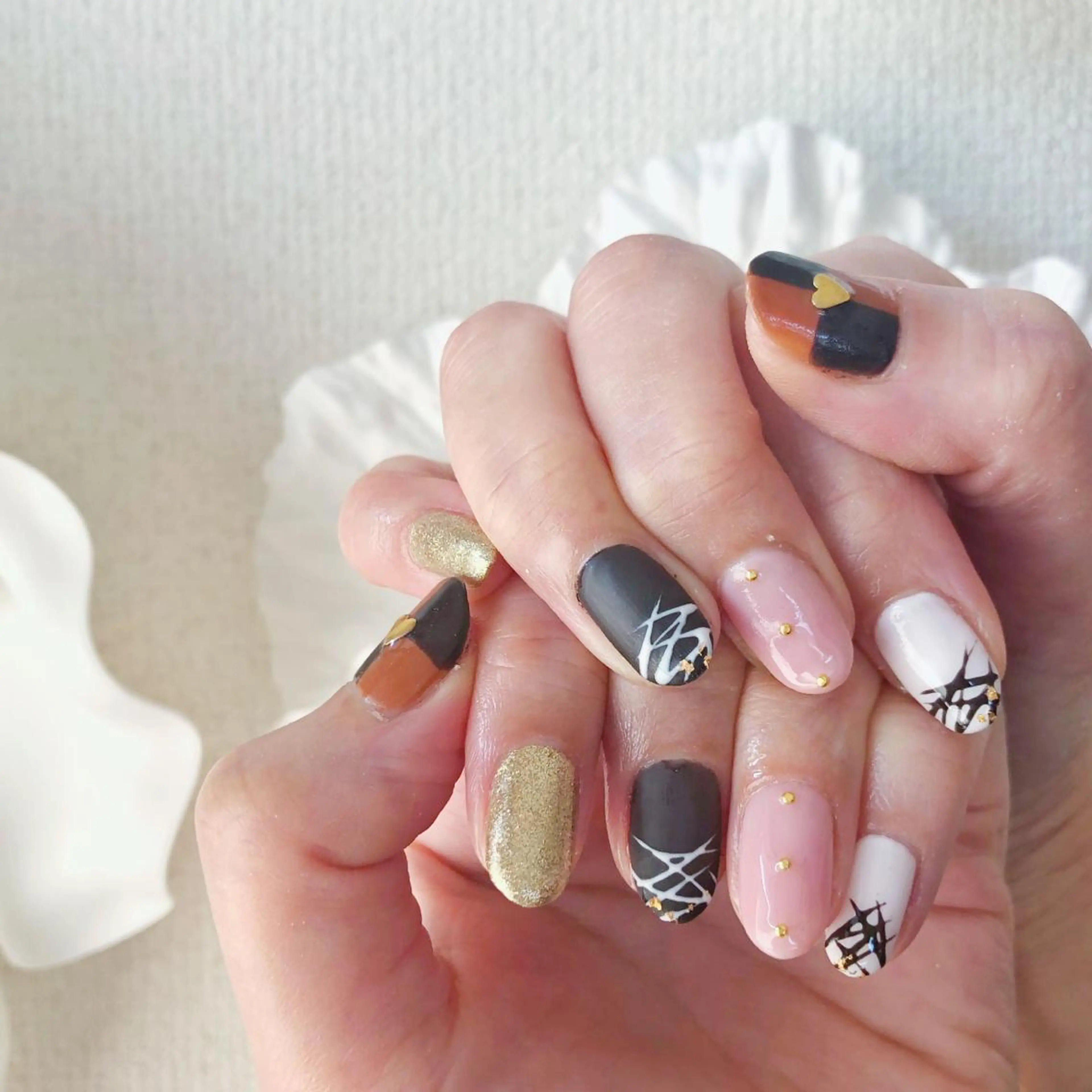 ネイル アートネイル ジェルネイル ニュアンスネイル ネイルチップ ハンドネイル 唐笠 祥子のその他イメージ