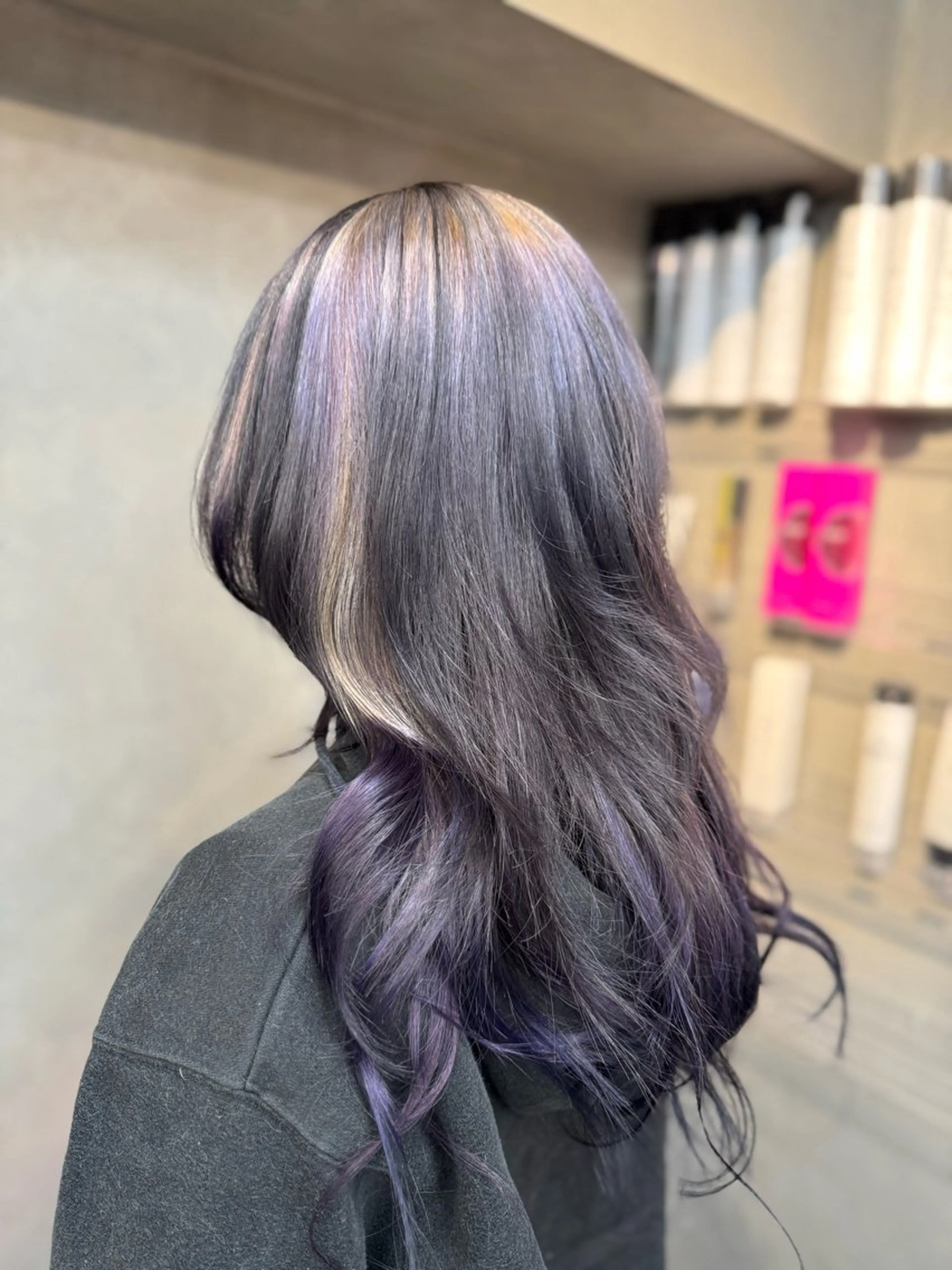 ロング ヘアカラー トリートメント tnbtokyo所属・夏休み🉐メニュー シールエクステ専門のヘアスタイル