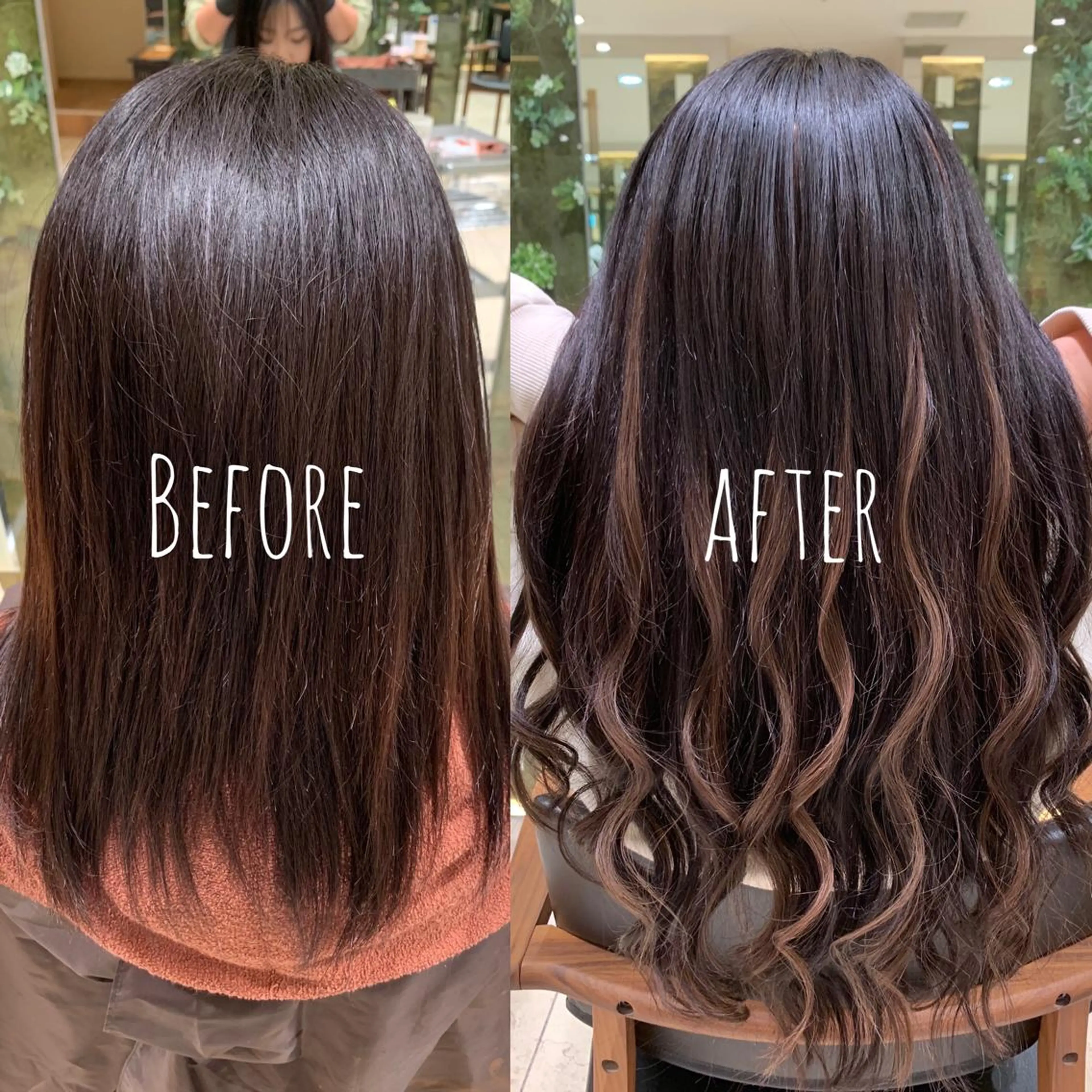 ロング シールエクステ エクステ ハイライト カット ヘアカラー エクステ ReHyd BEAUTÉ salon&store 心斎橋店所属・❤️MASAKO❤️ 🌸🩷エクステ🩷のヘアスタイル