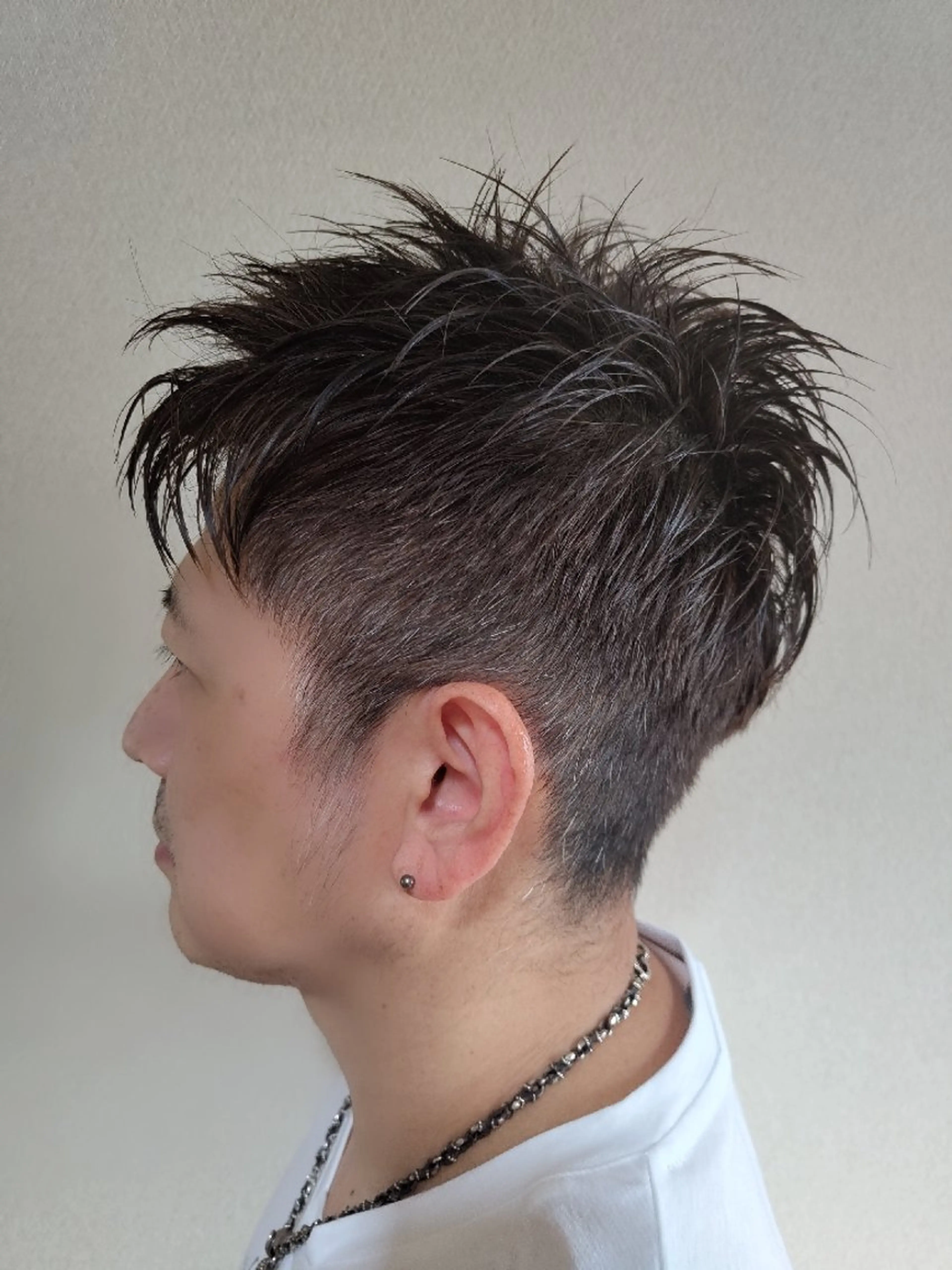 メンズ ショート ショートヘア カット liage所属・Fucai tomocoのヘアスタイル