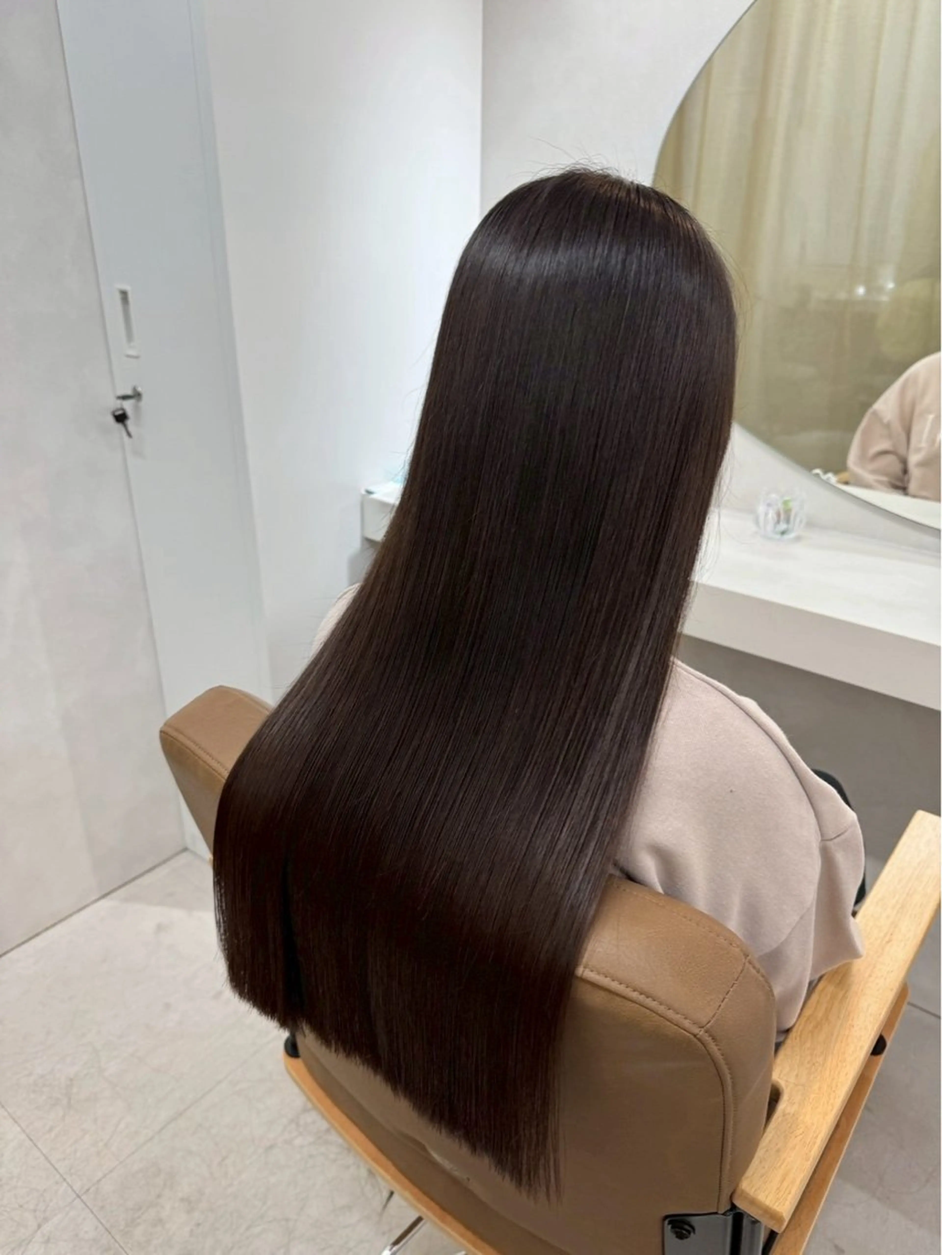 ロング カラー SLASHスラッシュ 古閑ななのヘアスタイル