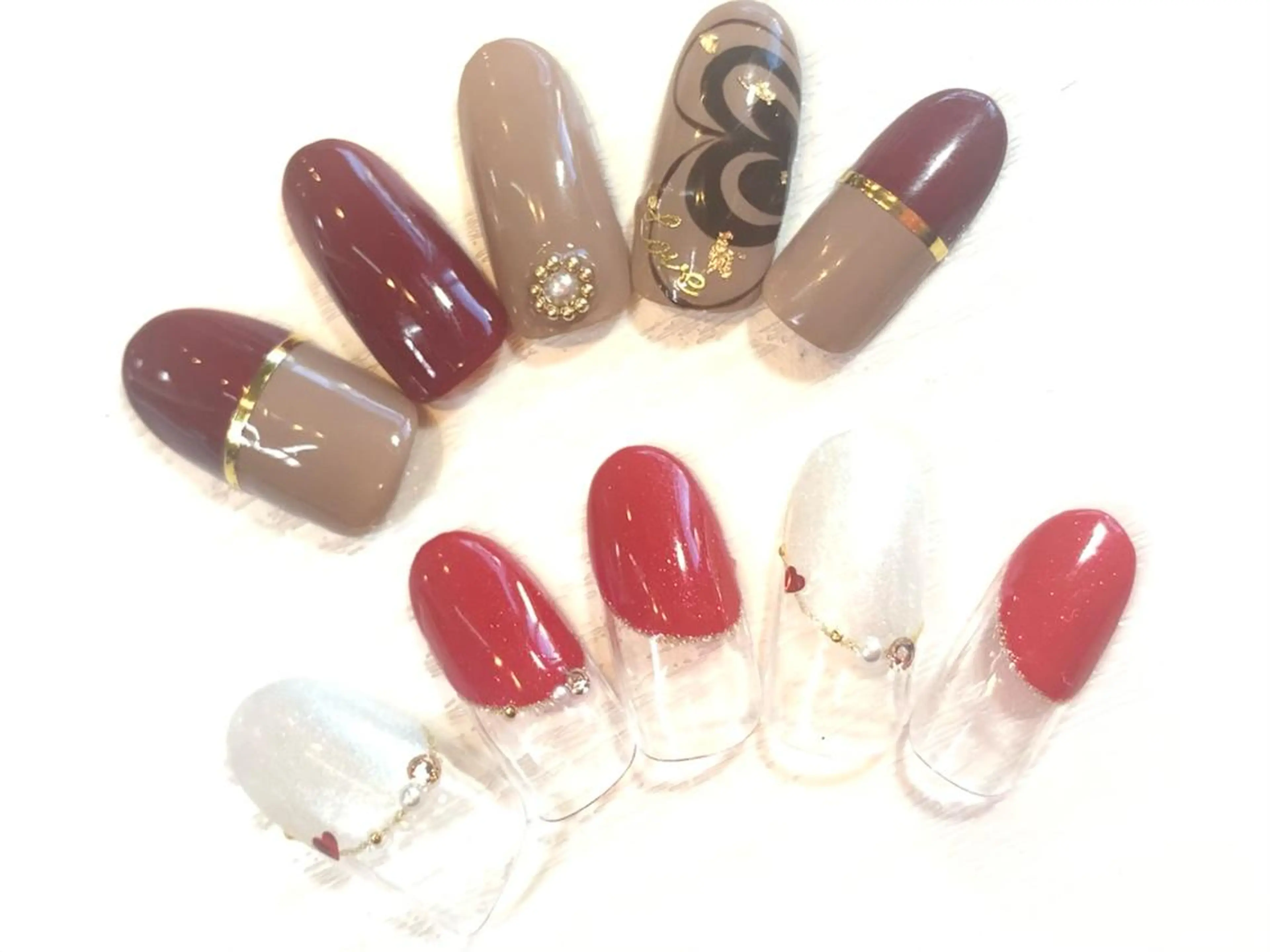 ネイル バレンタイン @.Freestyle 【フリースタイル】所属・根本 奈美のネイルデザイン