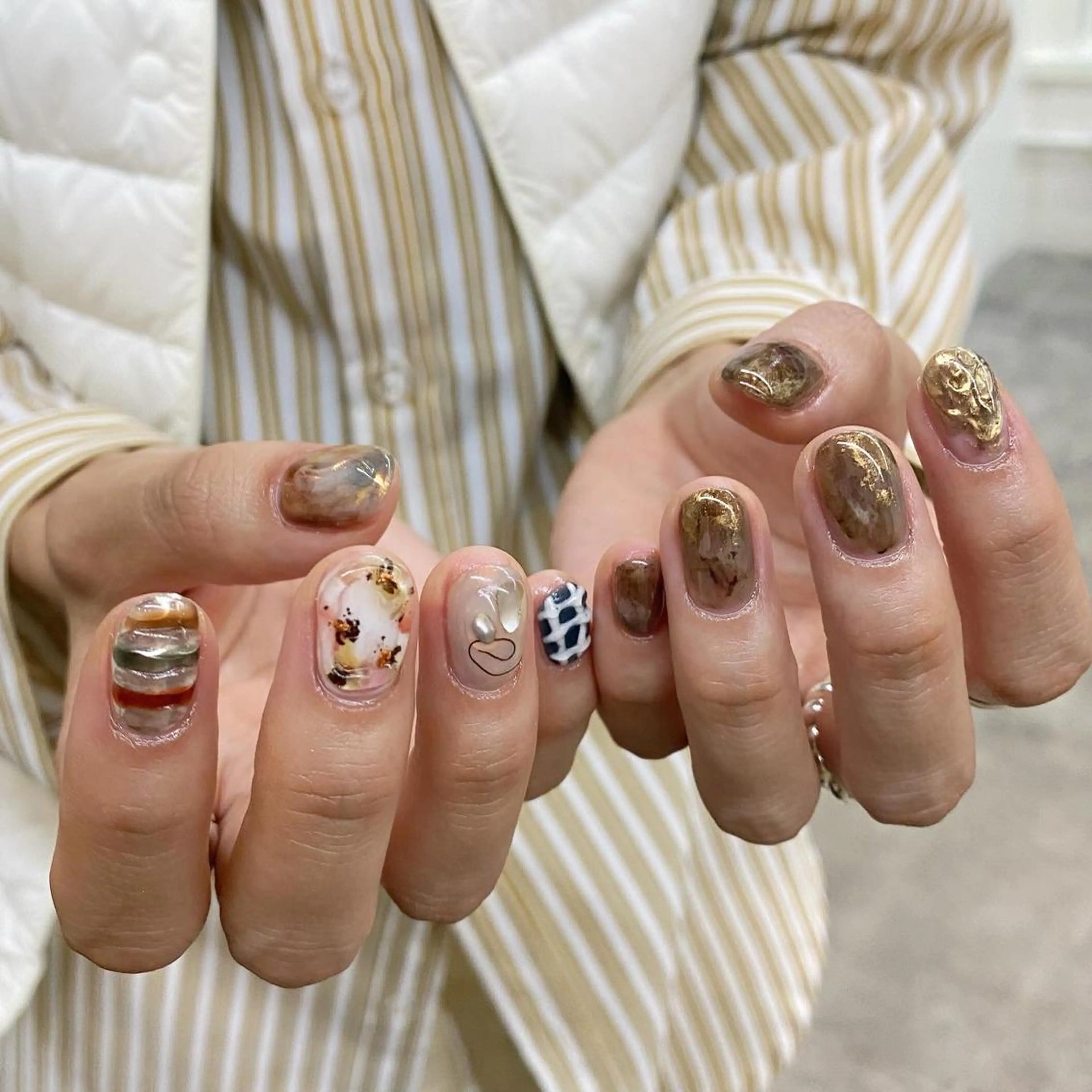 ネイル 持ち込み ハンドネイル nable.所属・望月 実莉のネイルデザイン