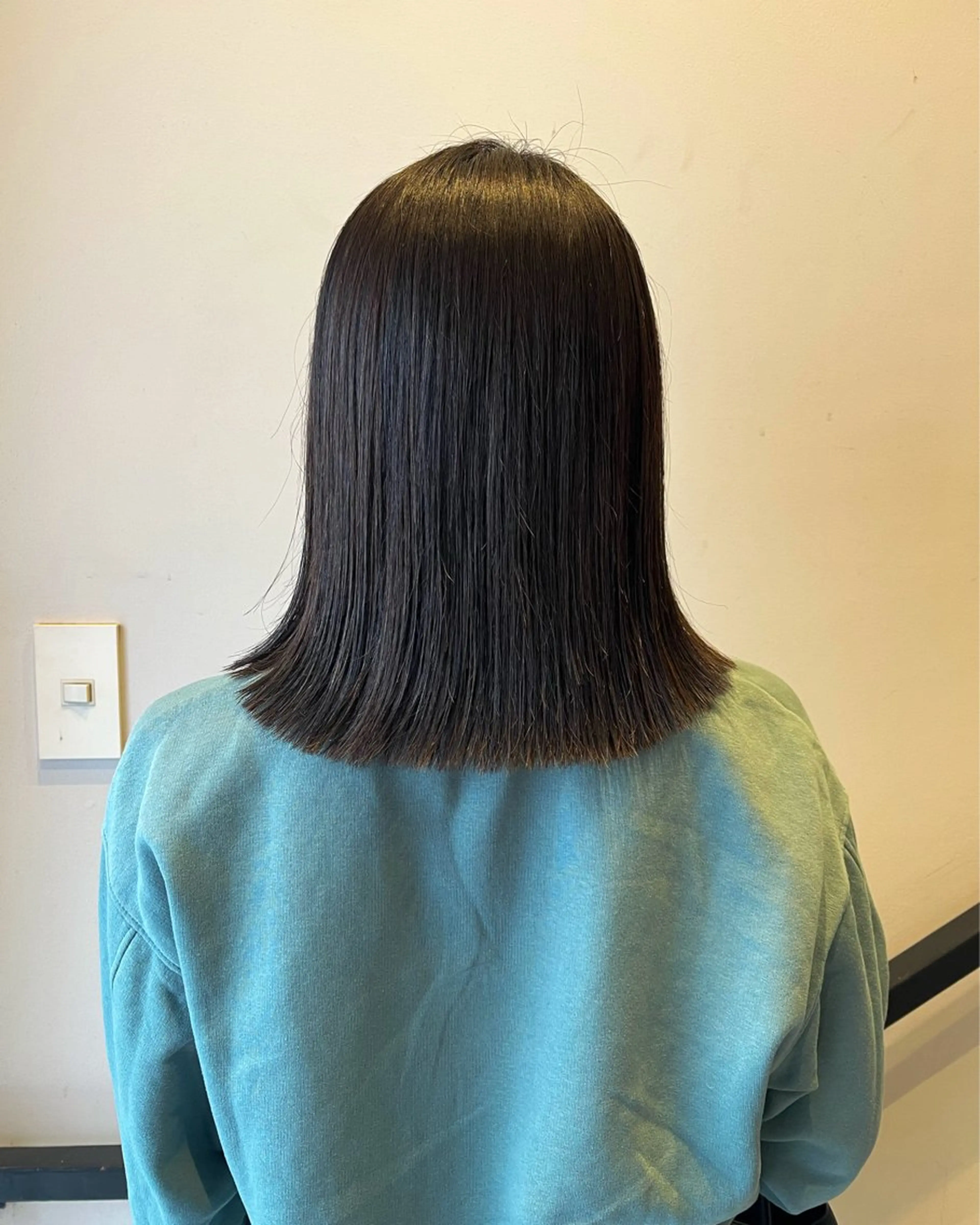 セミロング カラー カット ヘアカラー トリートメント stylist/ボブ ことの/韓国レイヤーのヘアスタイル