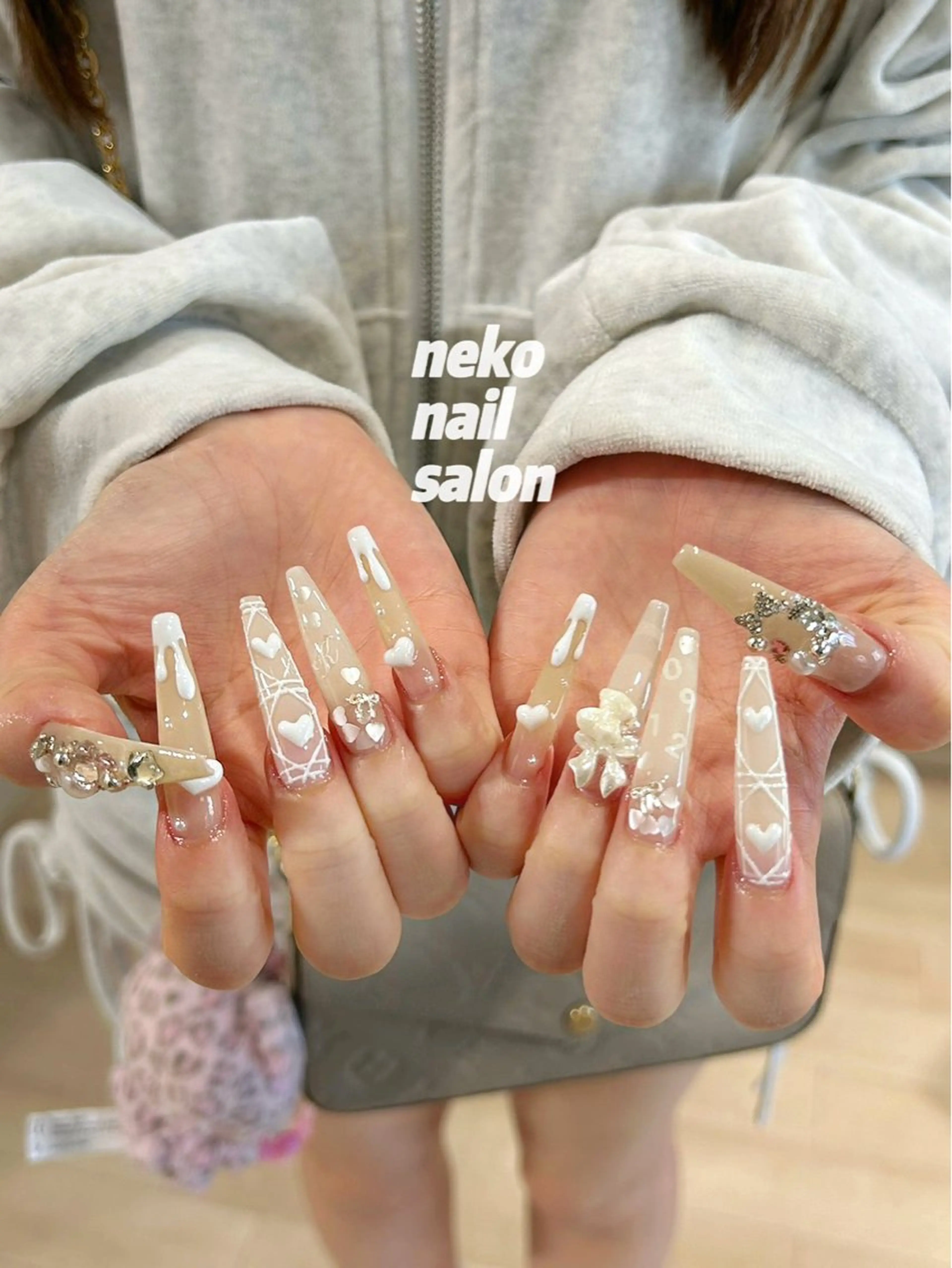 ネイル 冬ネイル クリスマス ハンドネイル neko nail所属・neko nailのネイルデザイン