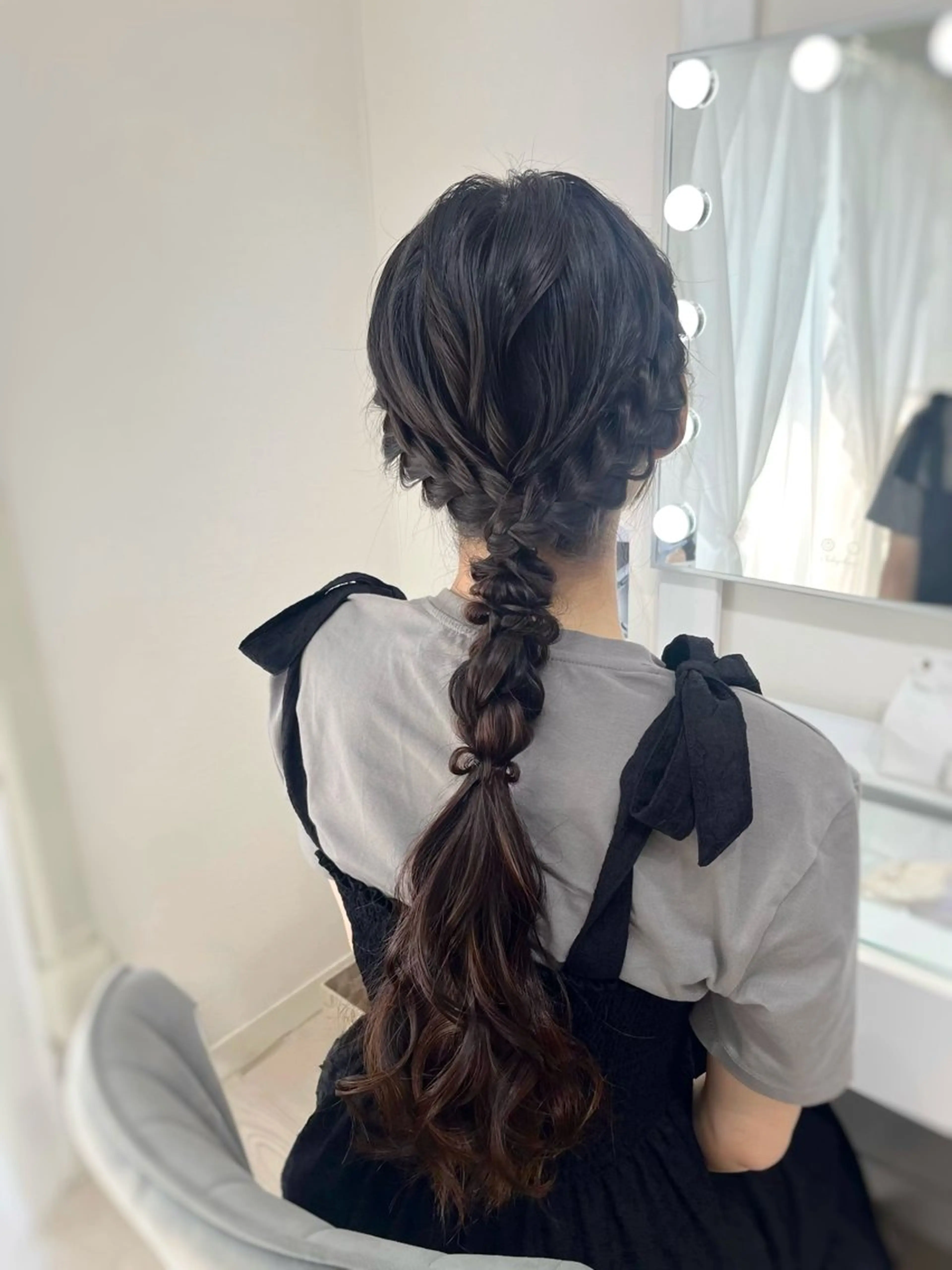 ロング ヘアアレンジ ヘアセット ヘアセットサロン /上坪愛美のヘアスタイル