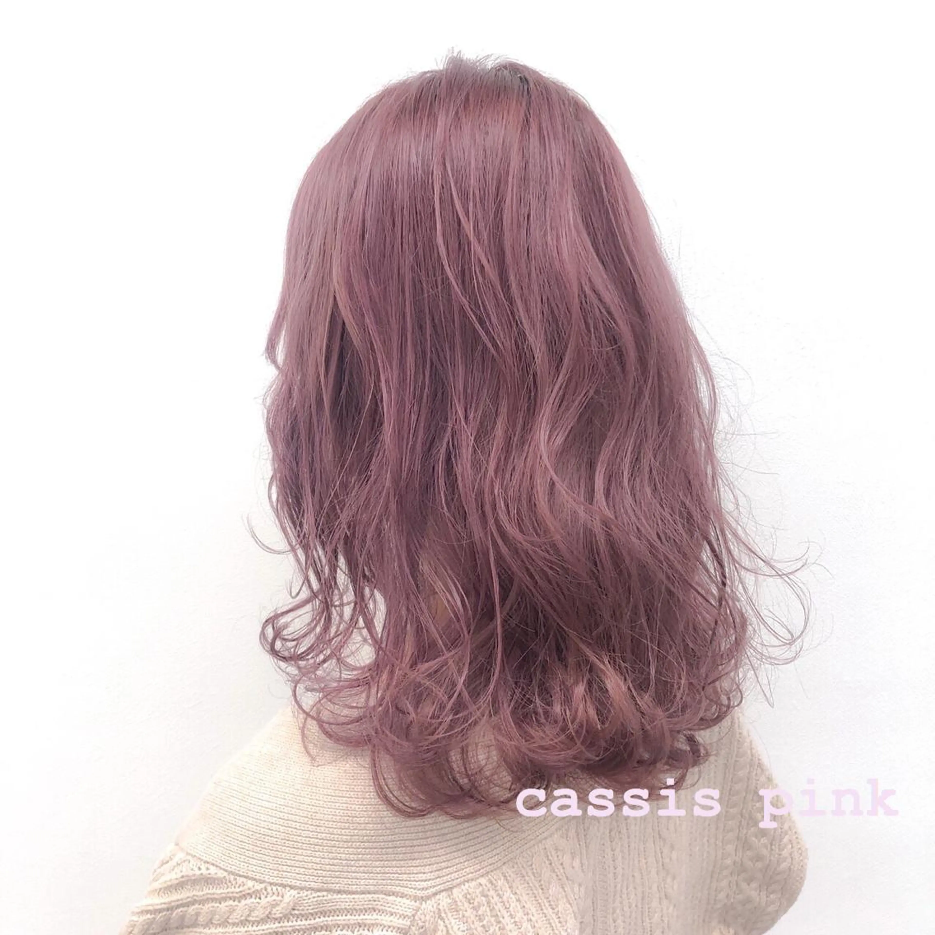 セミロング カラー ヘアカラー 💗🤍透明感カラー 🤍💗kanonのヘアスタイル