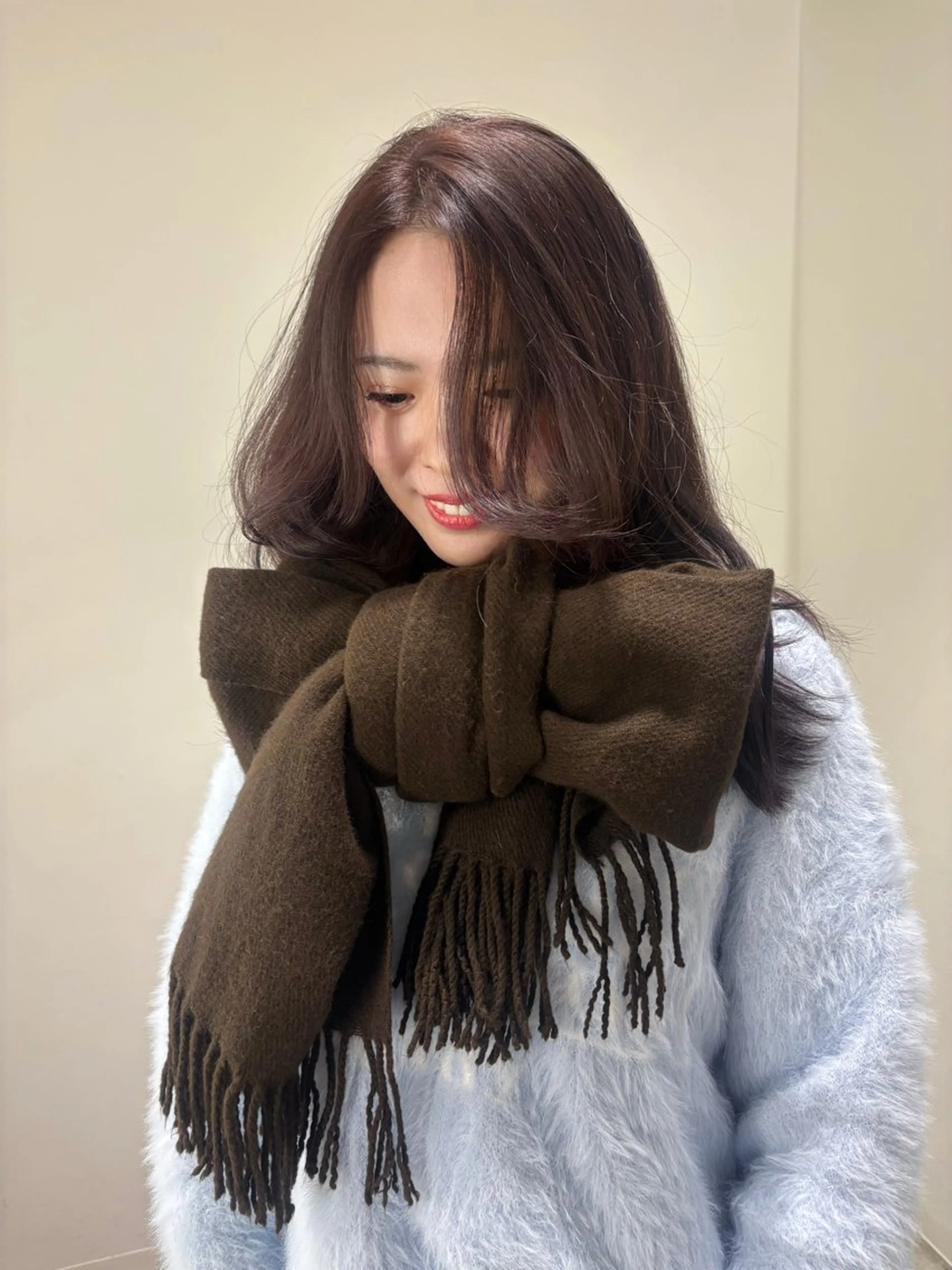 セミロング カラー 似合わせ前髪/ 小顔カット🎀そうのヘアスタイル