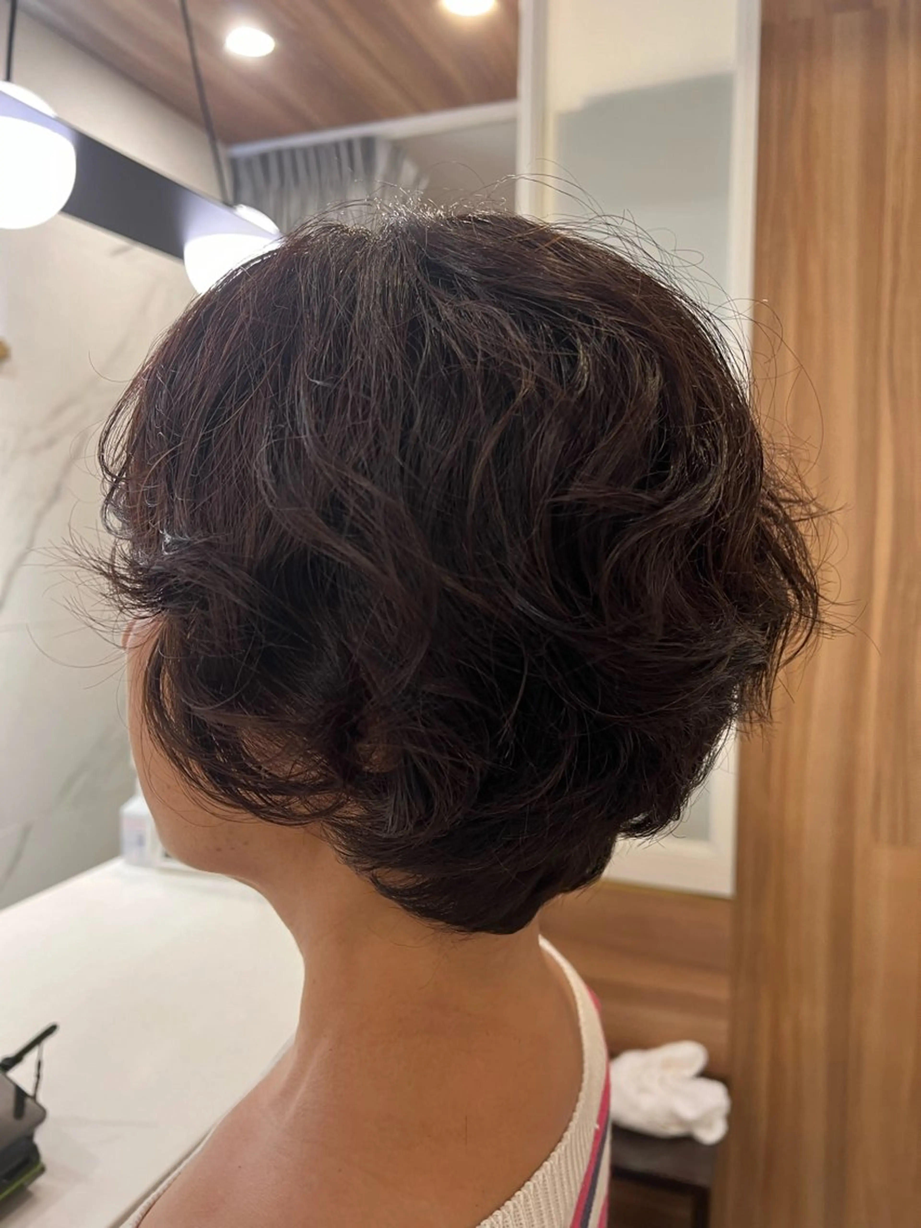 ショート パーマ カット パーマ 穂乃香 ショートパーマ☘️のヘアスタイル