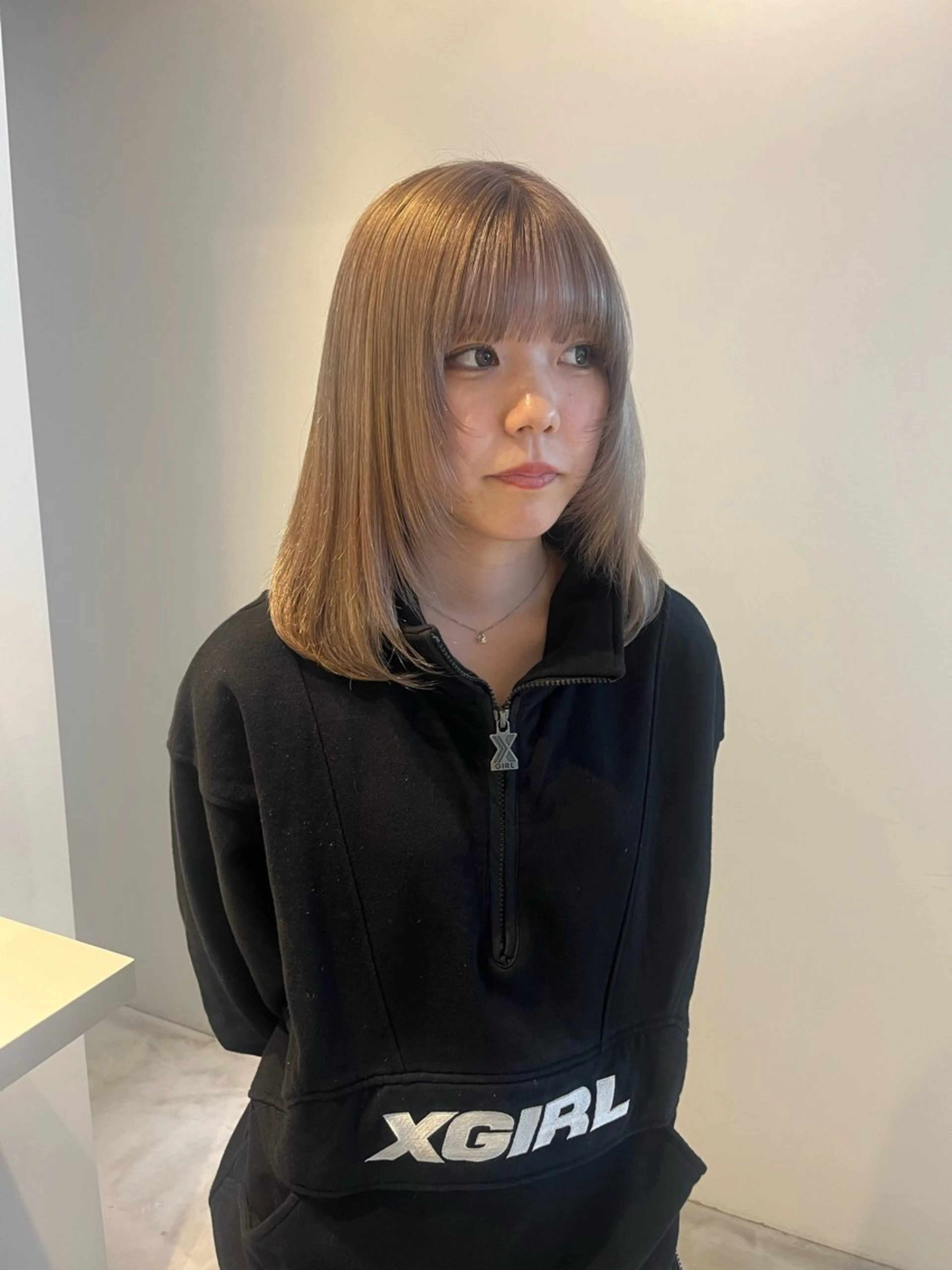 ミディアム ALLYS 渋谷店所属・最高級の艶のある カラーmei🎨のヘアスタイル