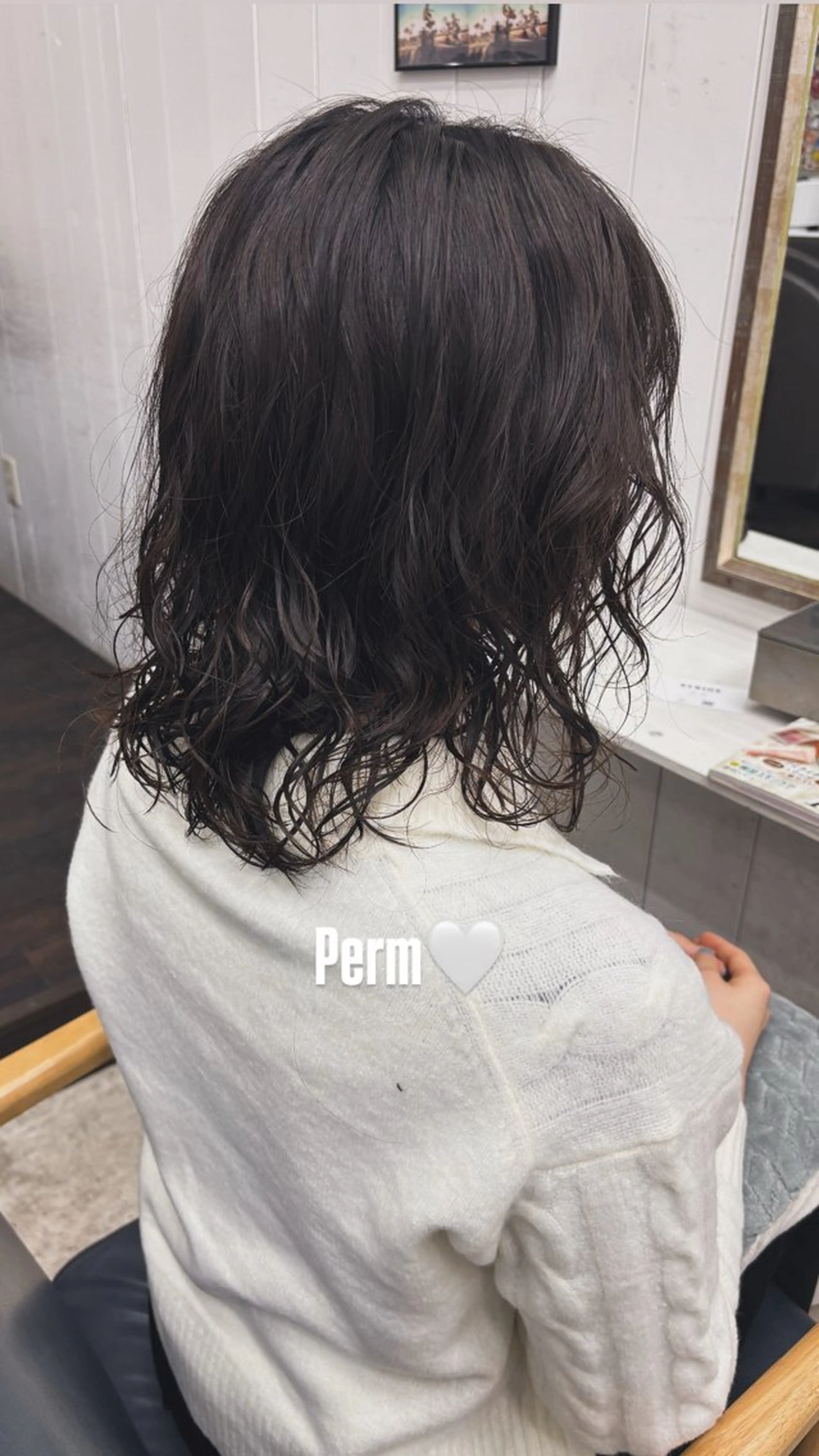 ミディアム パーマ カット パーマ トリートメント Ann. /レイヤーカットのヘアスタイル