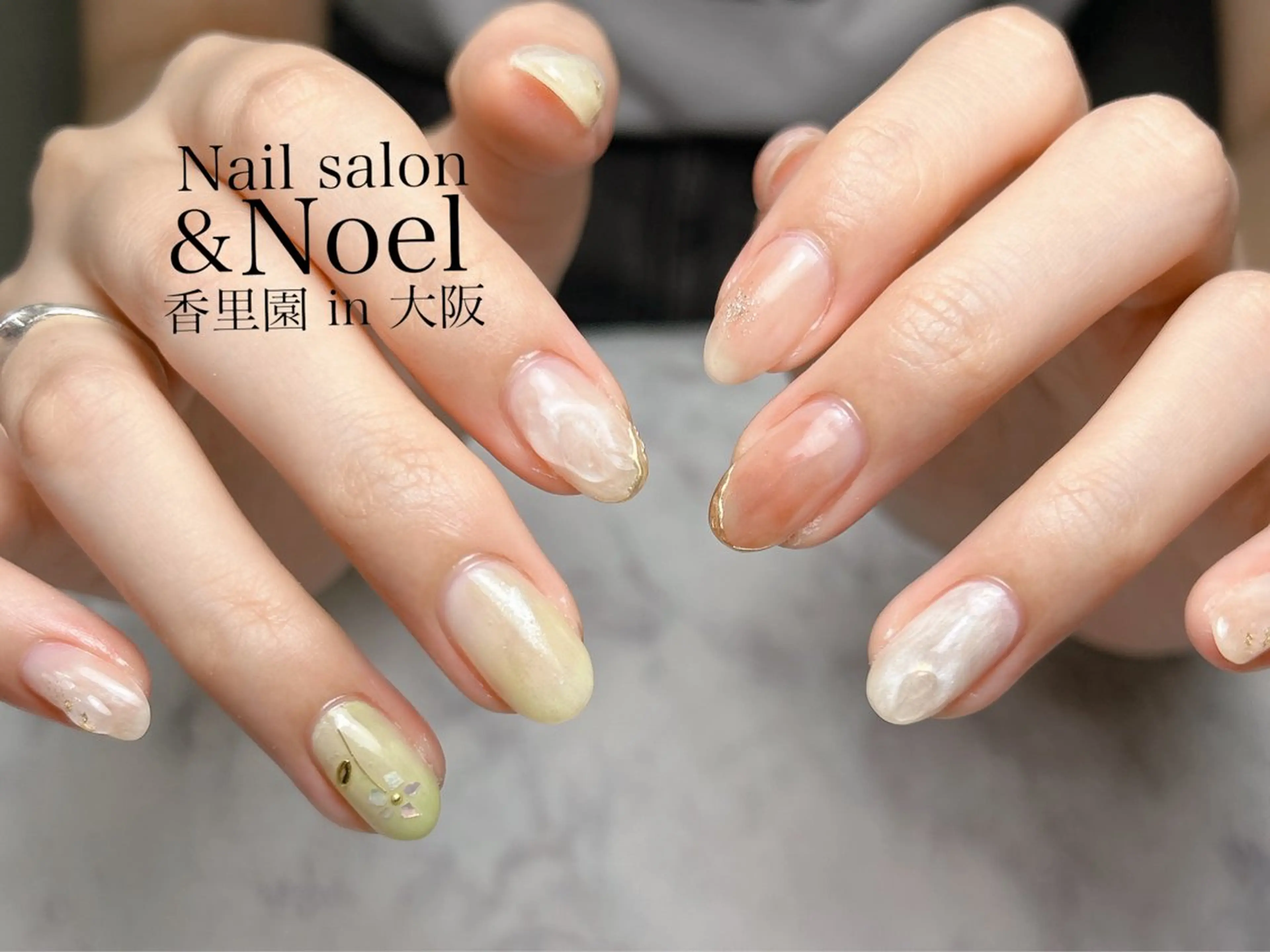 ネイル ハンドネイル Nailsalon  &Noel所属・もも 🍑のネイルデザイン