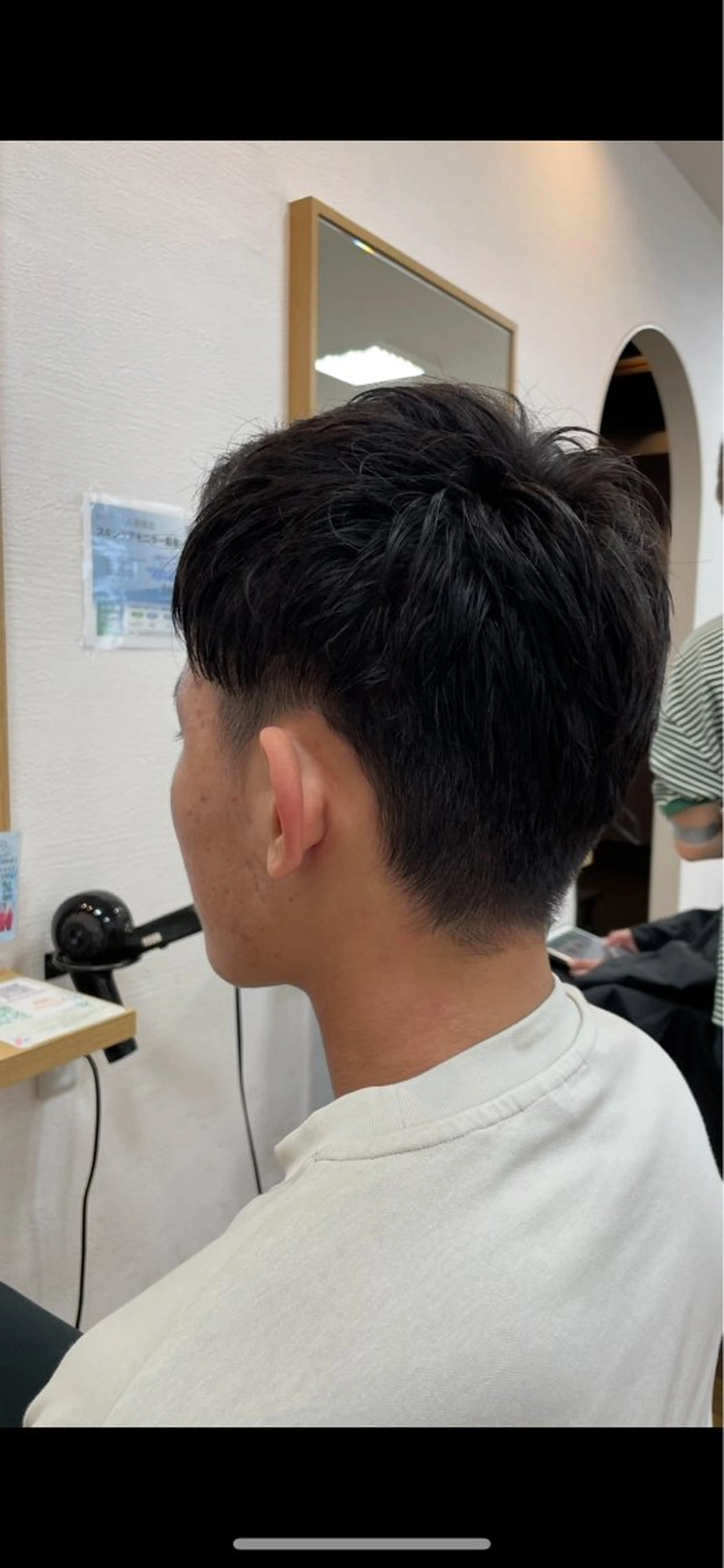 メンズ マッシュ ツーブロック カット ヘッドスパ 村田 淳のヘアスタイル