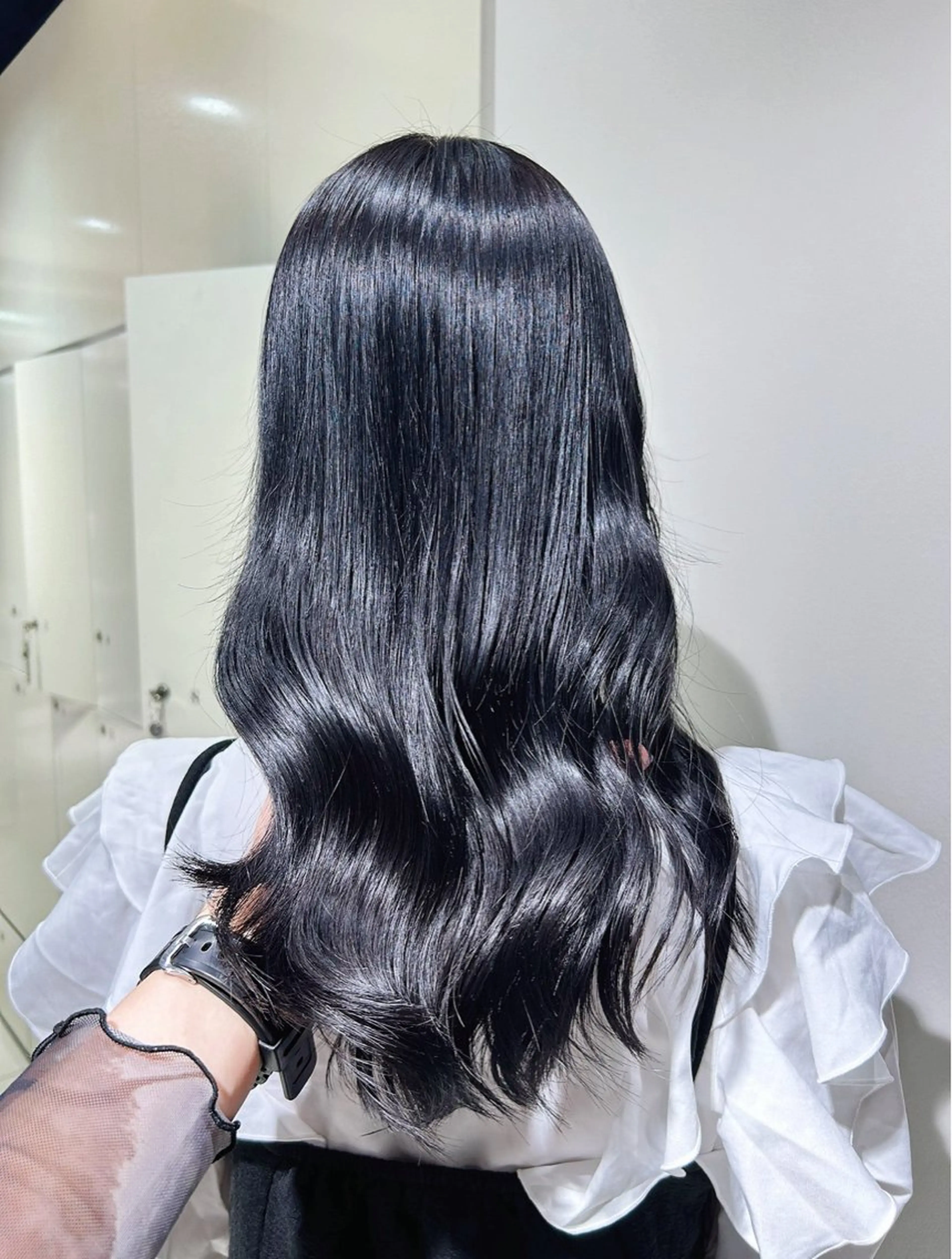 カラー 透明感カラー salon dè joe所属・透明感♡暗髪カラー/ Kazuha🎀のヘアスタイル