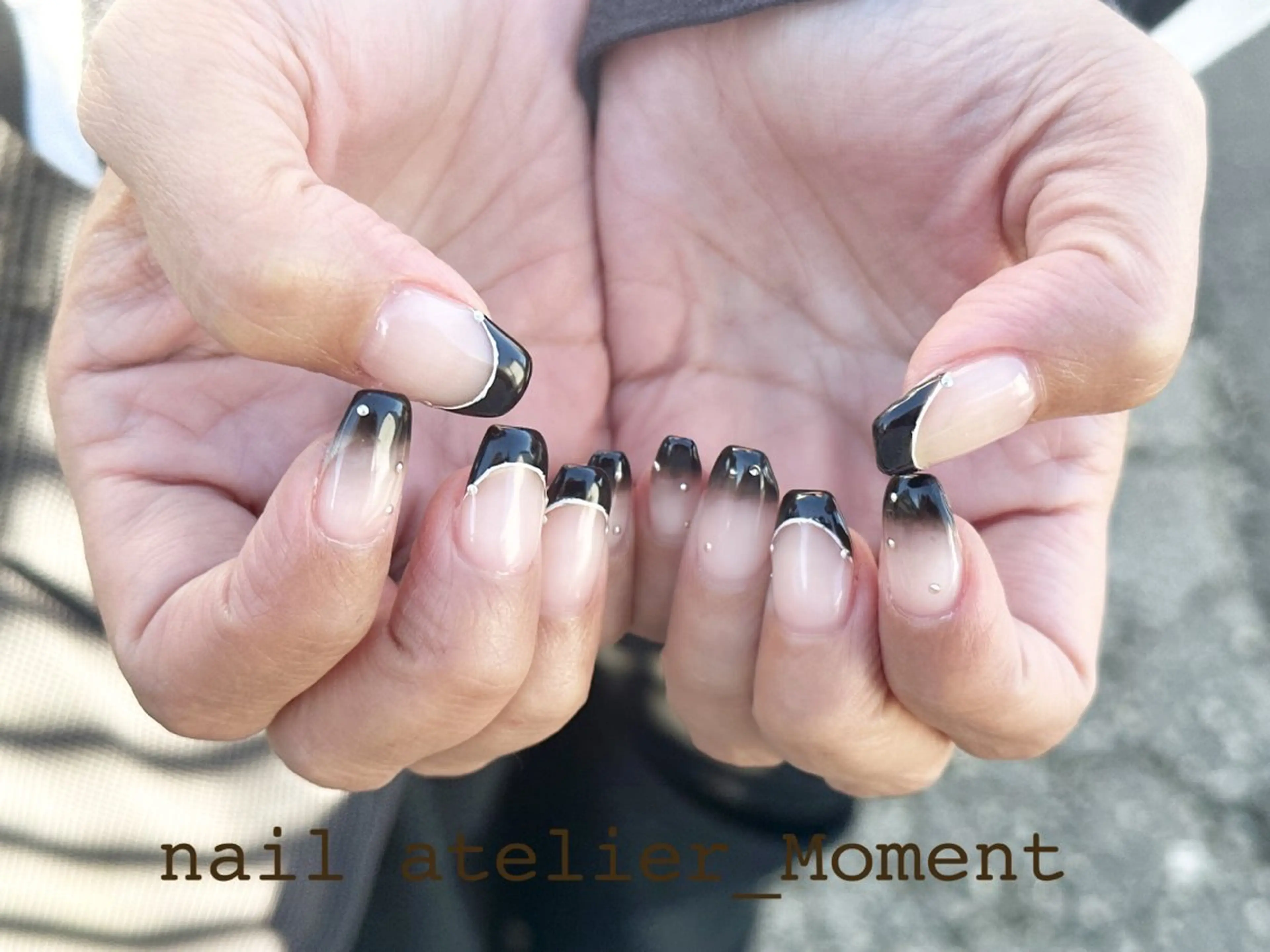 ネイル フレンチネイル ハンドネイル nail atelier_Moment所属・nail Momentのネイルデザイン