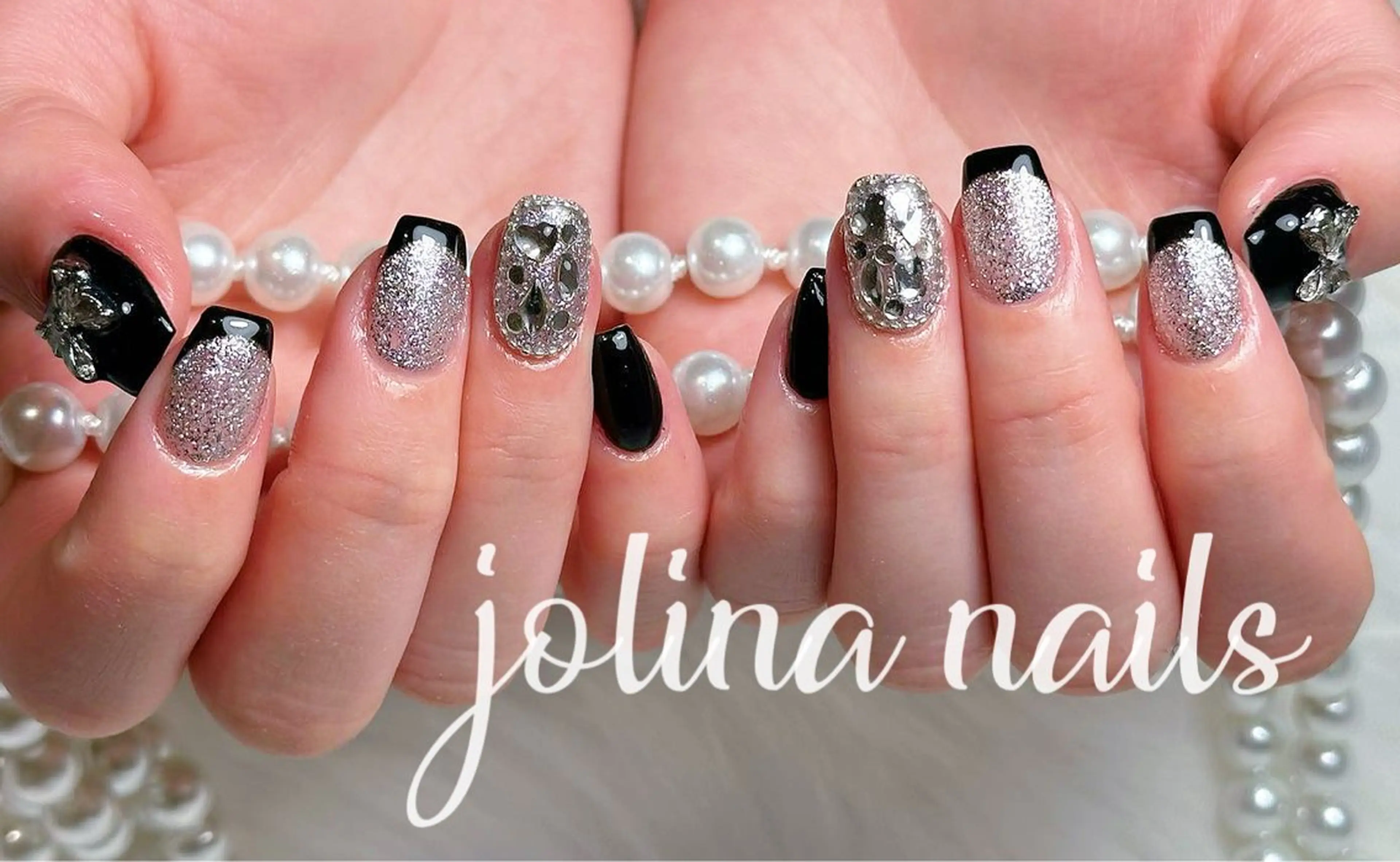 ネイル フレンチネイル 持ち込み ハンドネイル jolina nails鶴見店のネイルデザイン