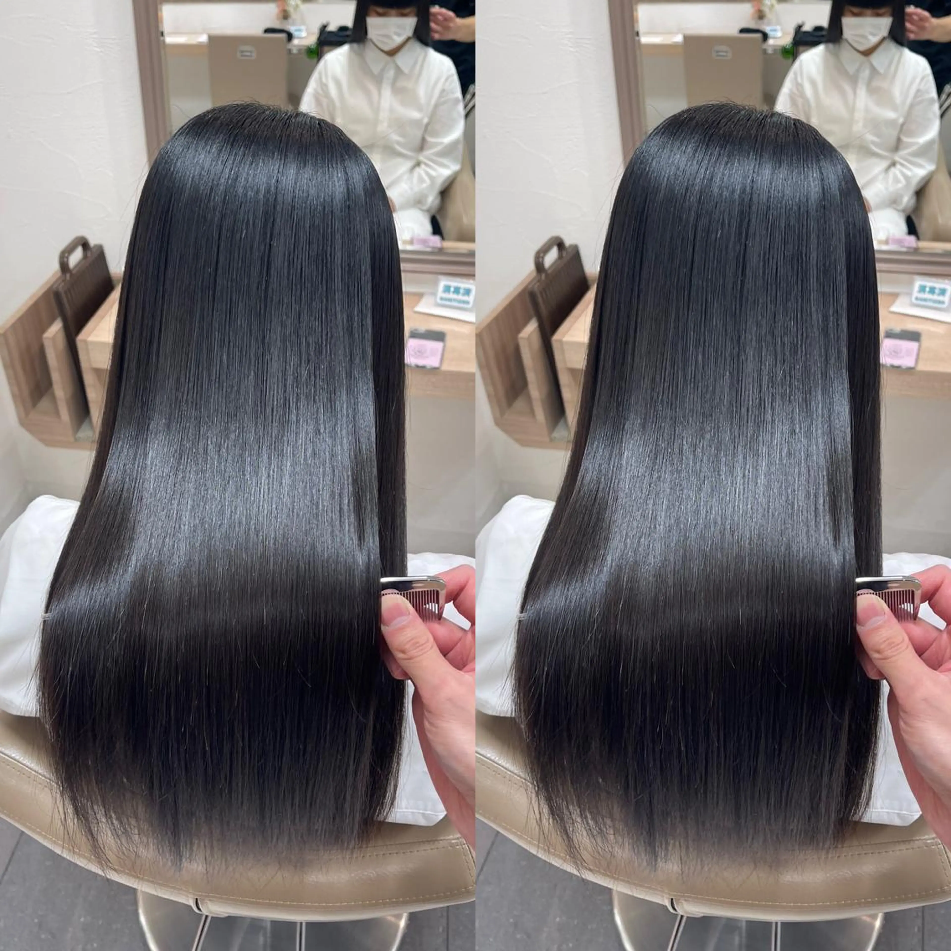 ロング パーマ “髪質改善 池田勇一”のヘアスタイル