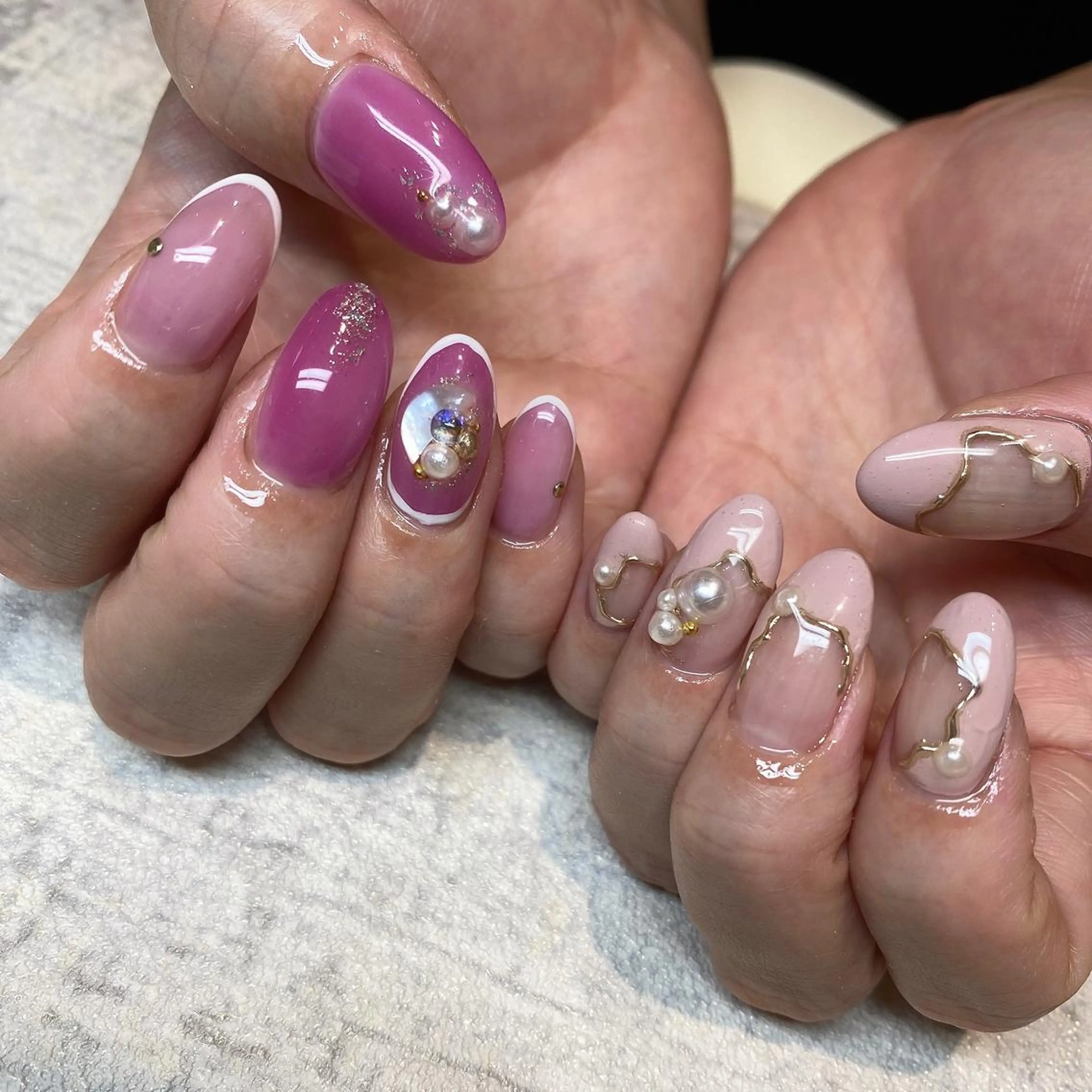 ネイル among アマン所属・lecoa_ kana／amongのネイルデザイン