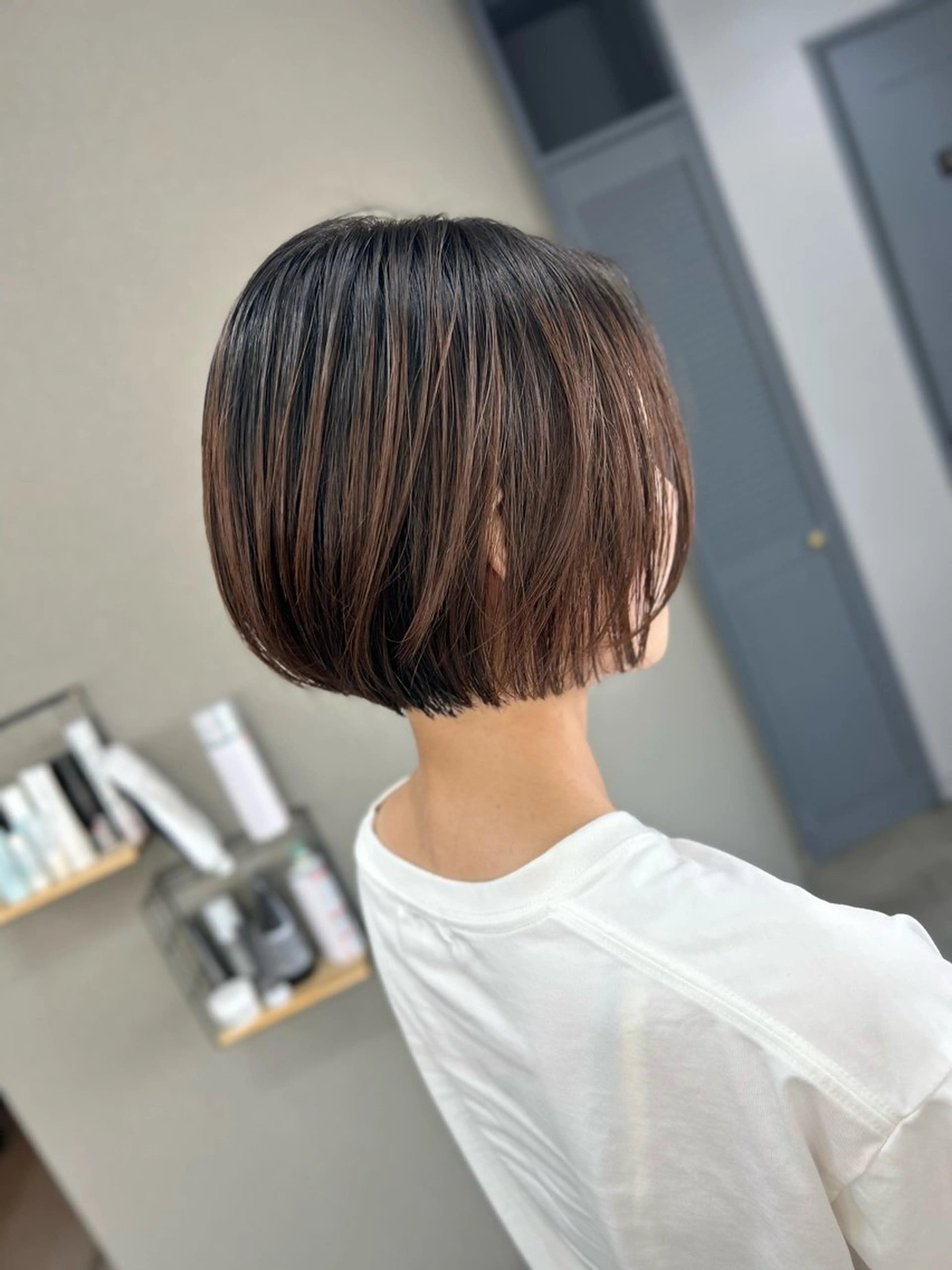 ショート カラー ヘアアレンジ カット ヘアカラー トリートメント VIM hairおもろまち店のヘアスタイル