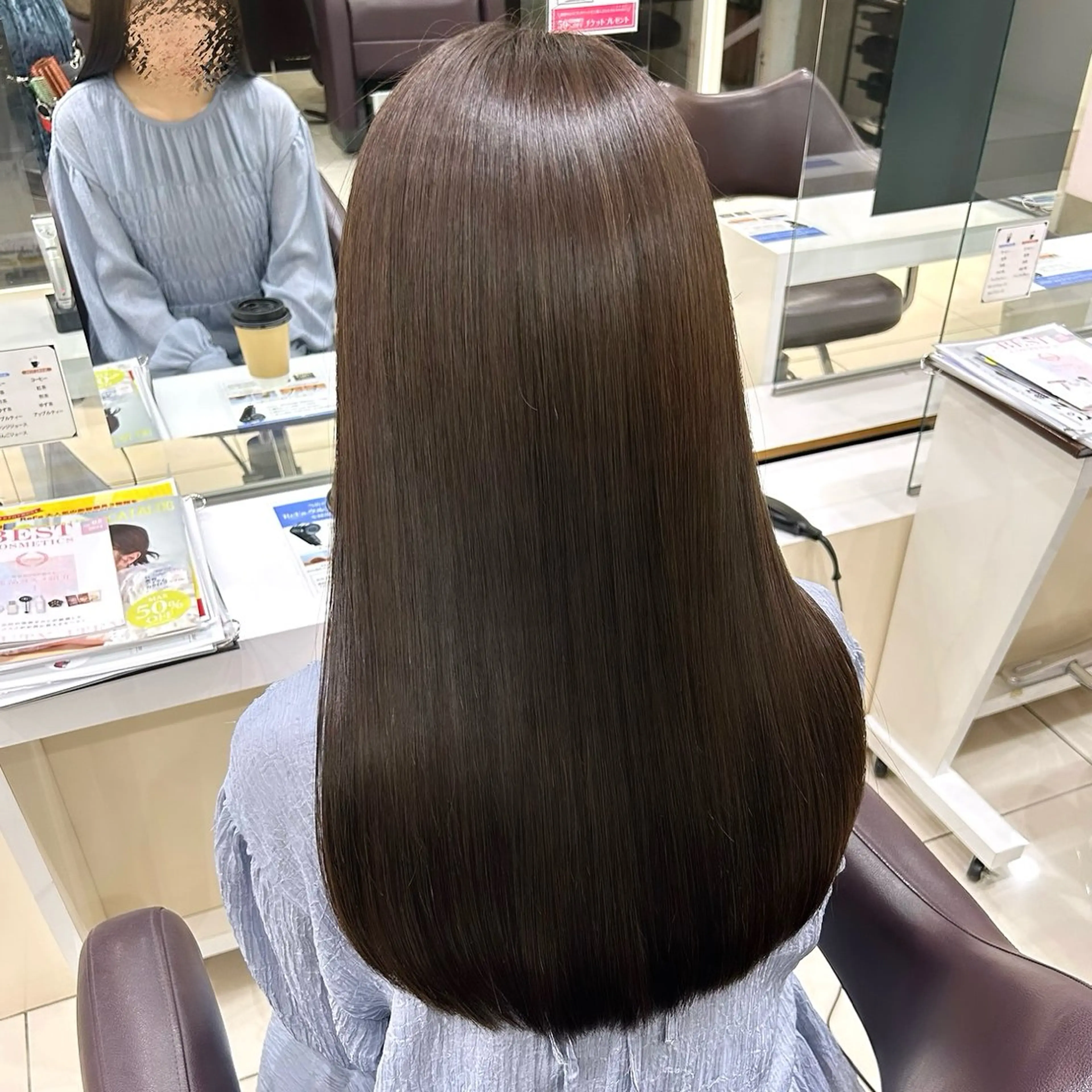 ロング 髪質改善 ロング カット トリートメント ハピネス所属・川本 真鈴のヘアスタイル