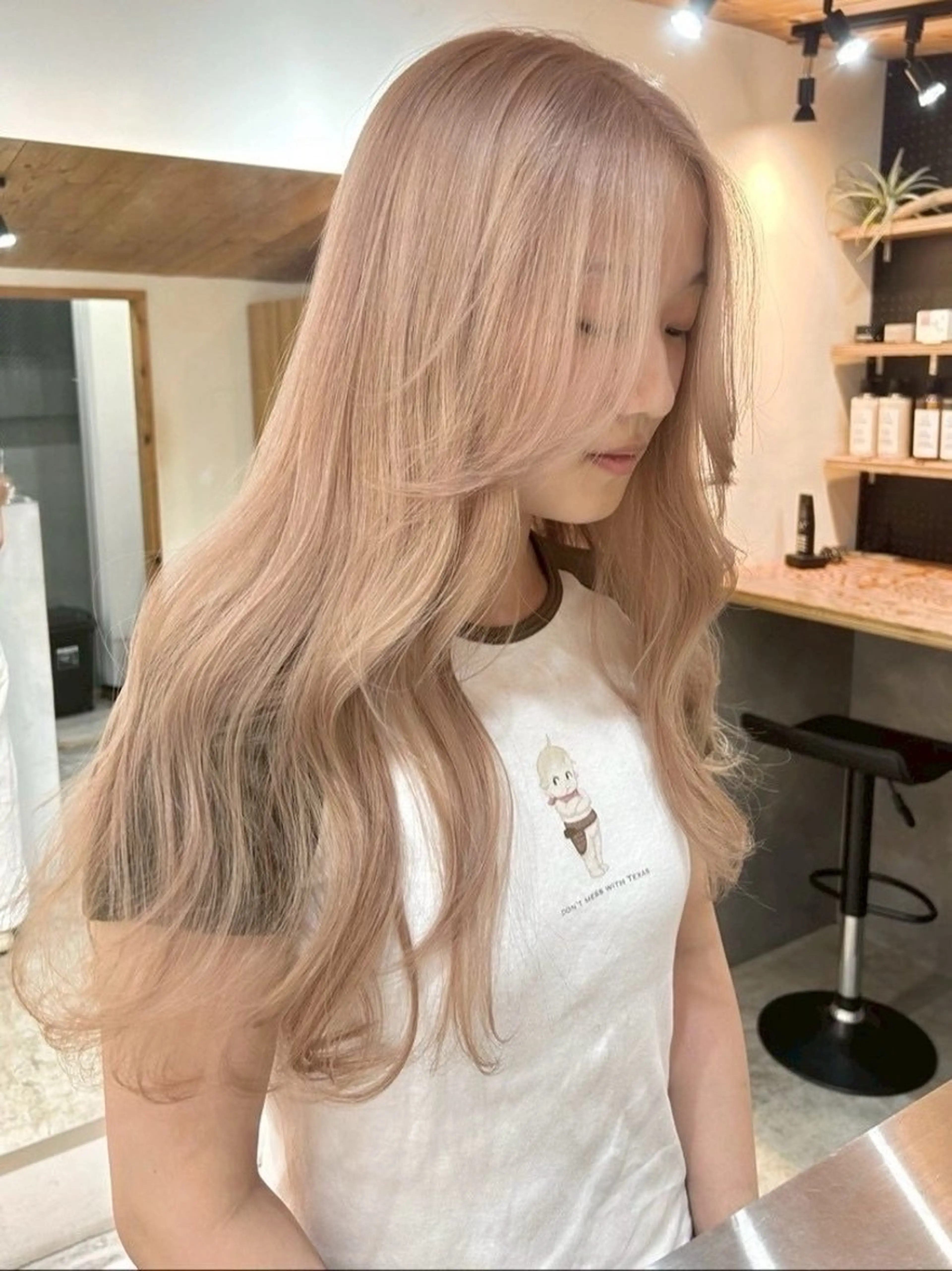 ロング ヘアカラー トリートメント 八重津　晃輔 /縮毛矯正／ブリーチのヘアスタイル