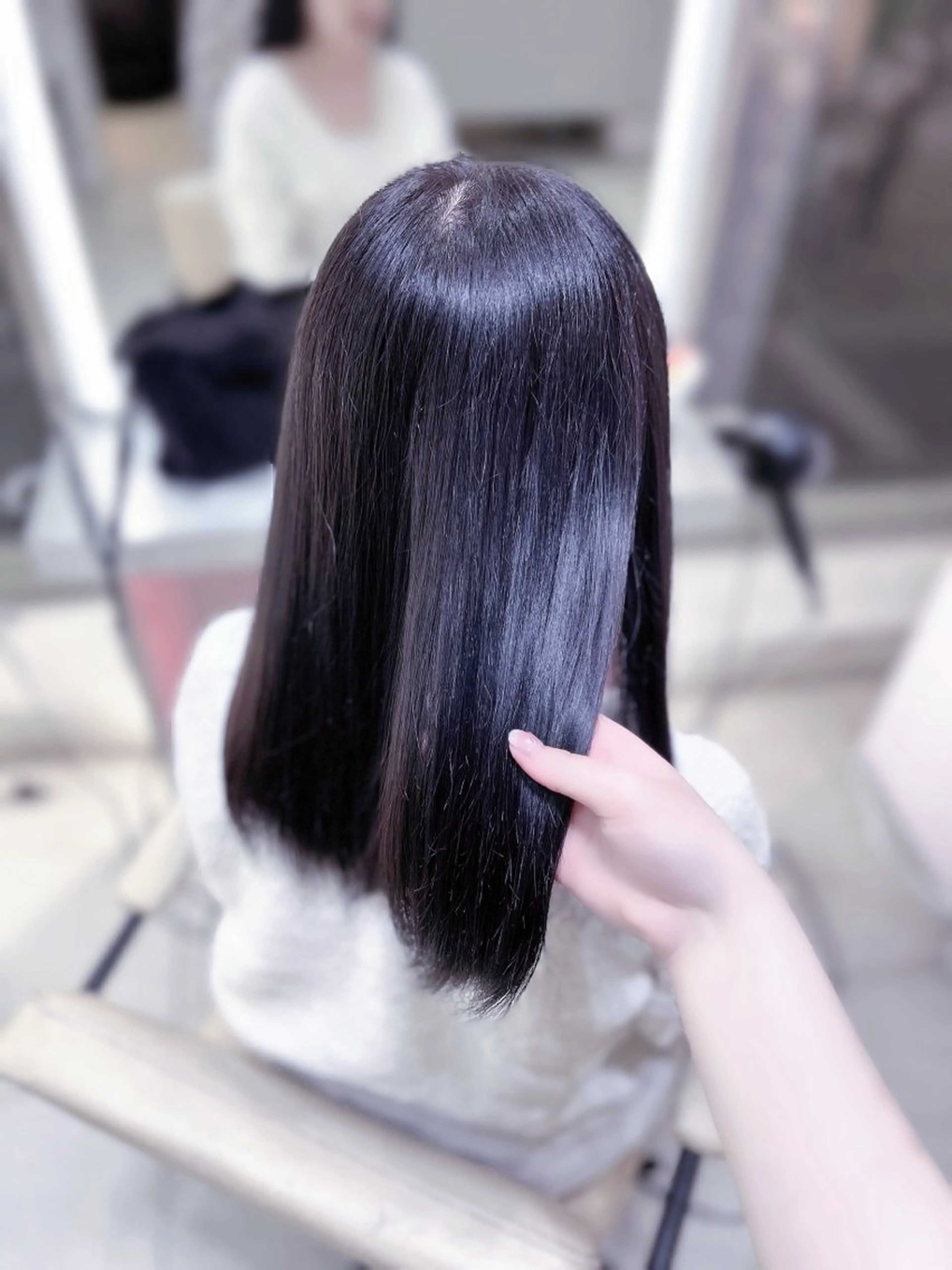 ミディアム Euphoria＋n池袋サンシャイン通り所属・yuunaストレート モデル募集中🩵のヘアスタイル