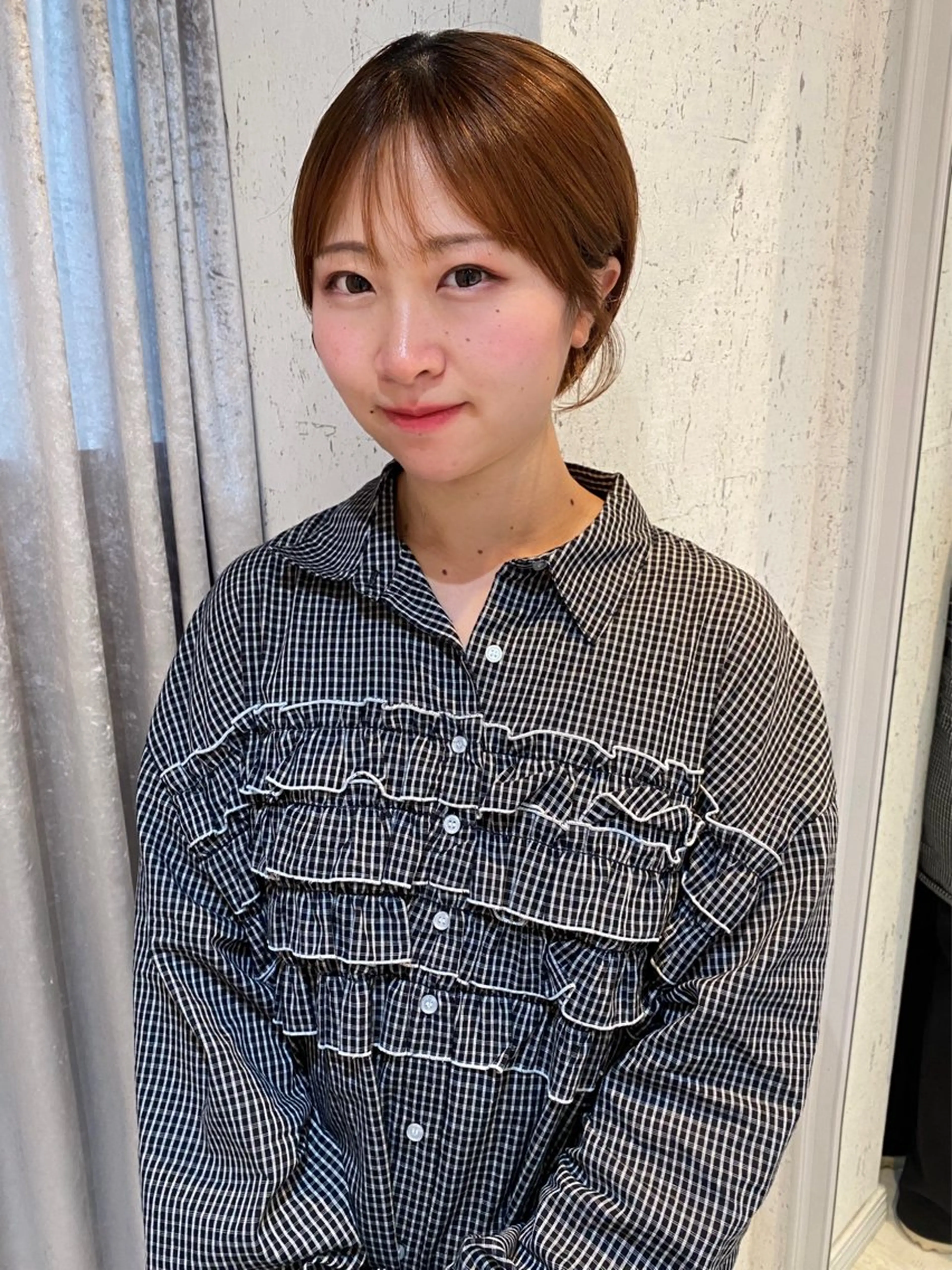 ショート カラー パーマ 似合わせカット カット ヘアカラー 縮毛矯正 トリートメント mai / linoah˚✧のヘアスタイル