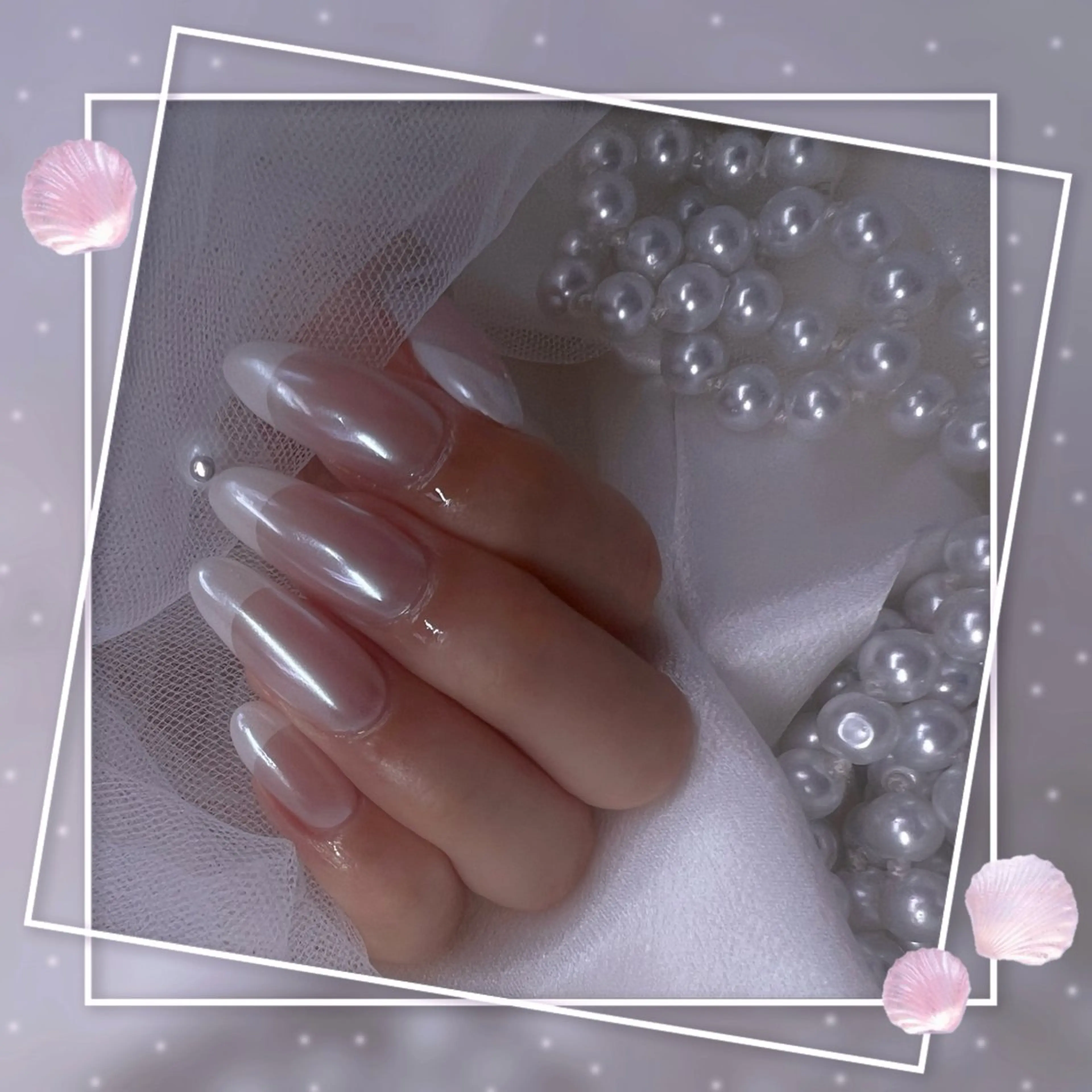 ネイル チークネイル ガーリー グラデーション マグネットネイル ピンク ハンドネイル ハンドケア Chill Nailsalonのネイルデザイン