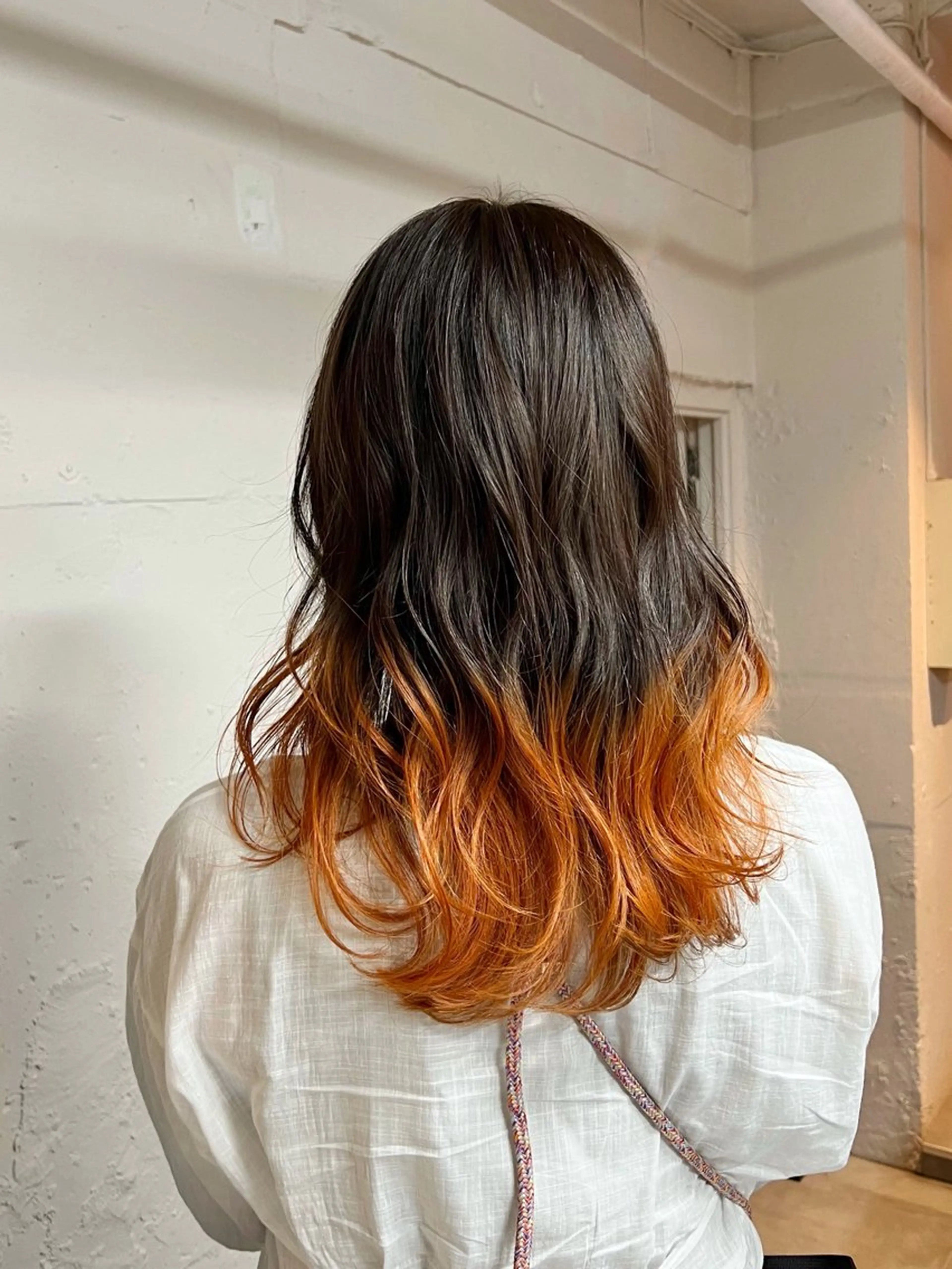 ミディアム カット ヘアカラー tokute Takahashiのヘアスタイル