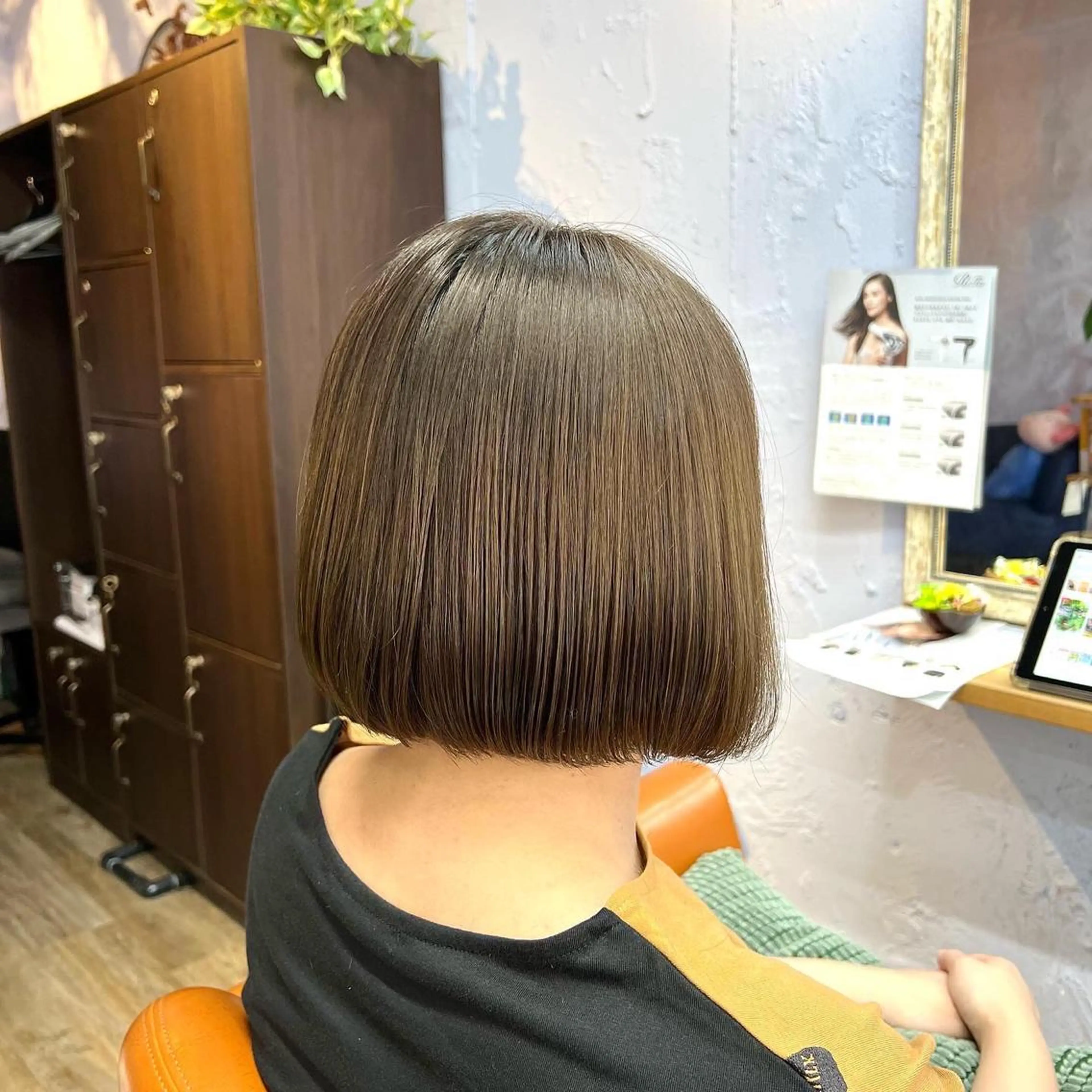 ショート ボブ ヘアサロンramuuu. 上石神井所属・【デザインカラー】 山口尚紀のヘアスタイル