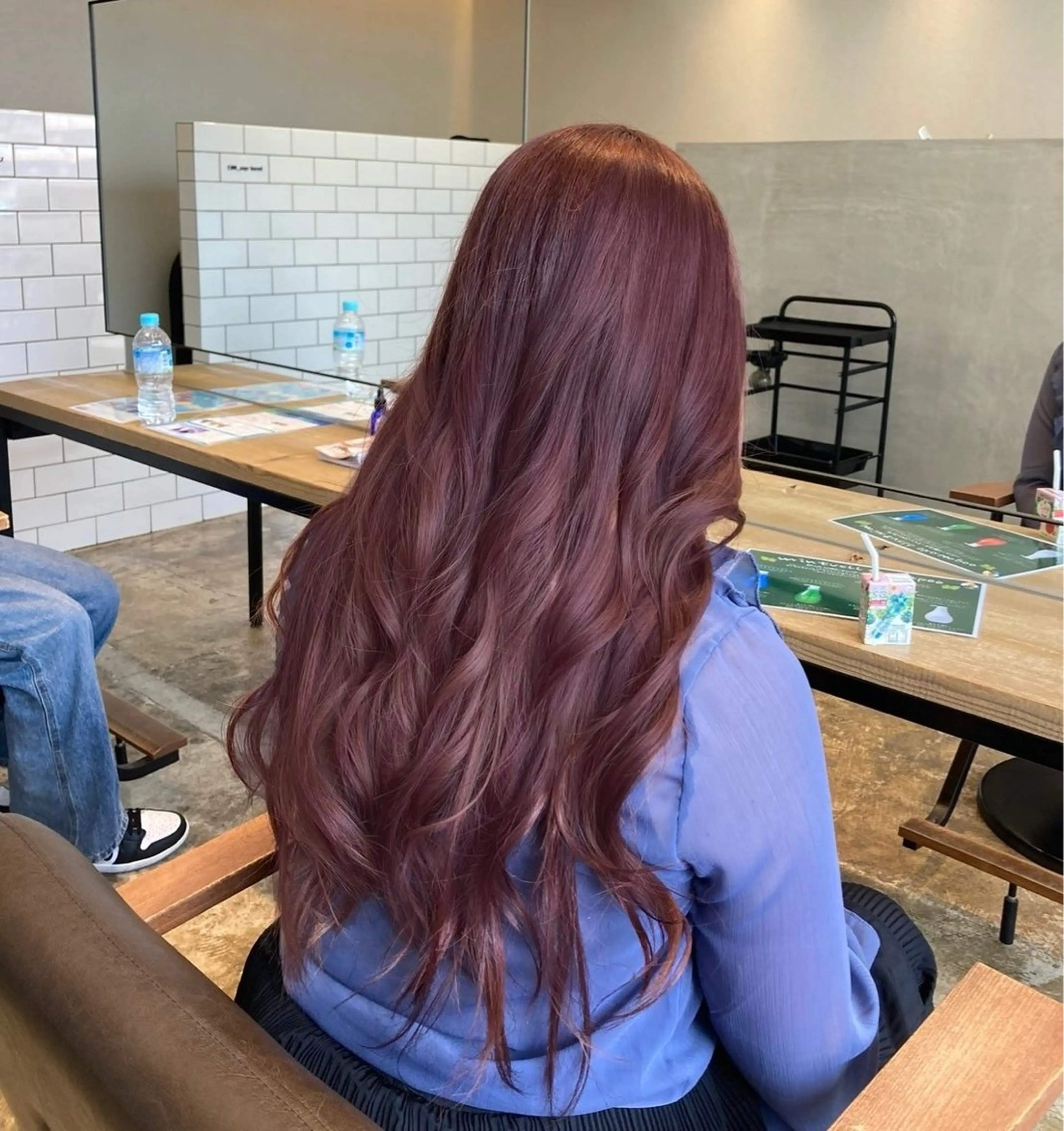 ロング カラー ブリーチ ピンクカラー ローズカラー 伊藤綸埜/艶髪/ 透明感カラー🌷のヘアスタイル